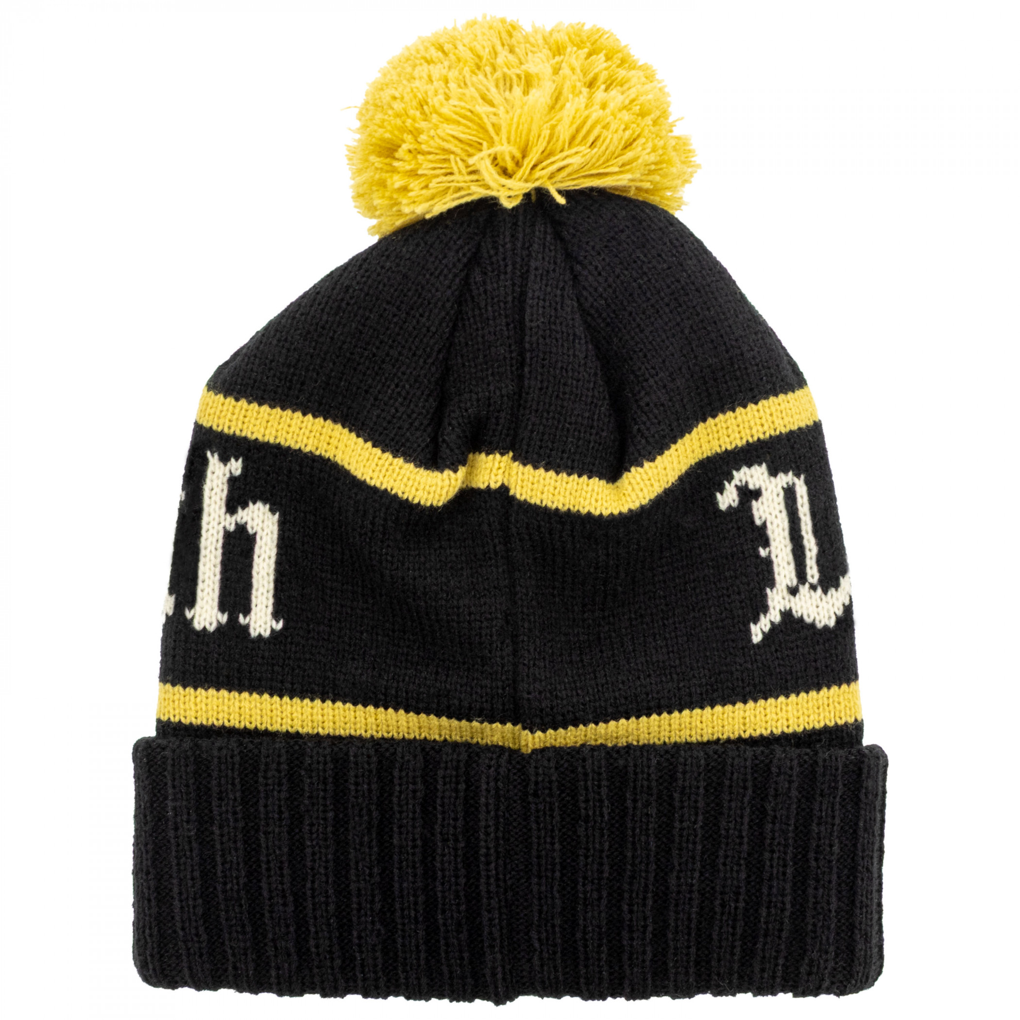 Liquid Death Pillow Line Cuffed Knit Beanie with Pom
