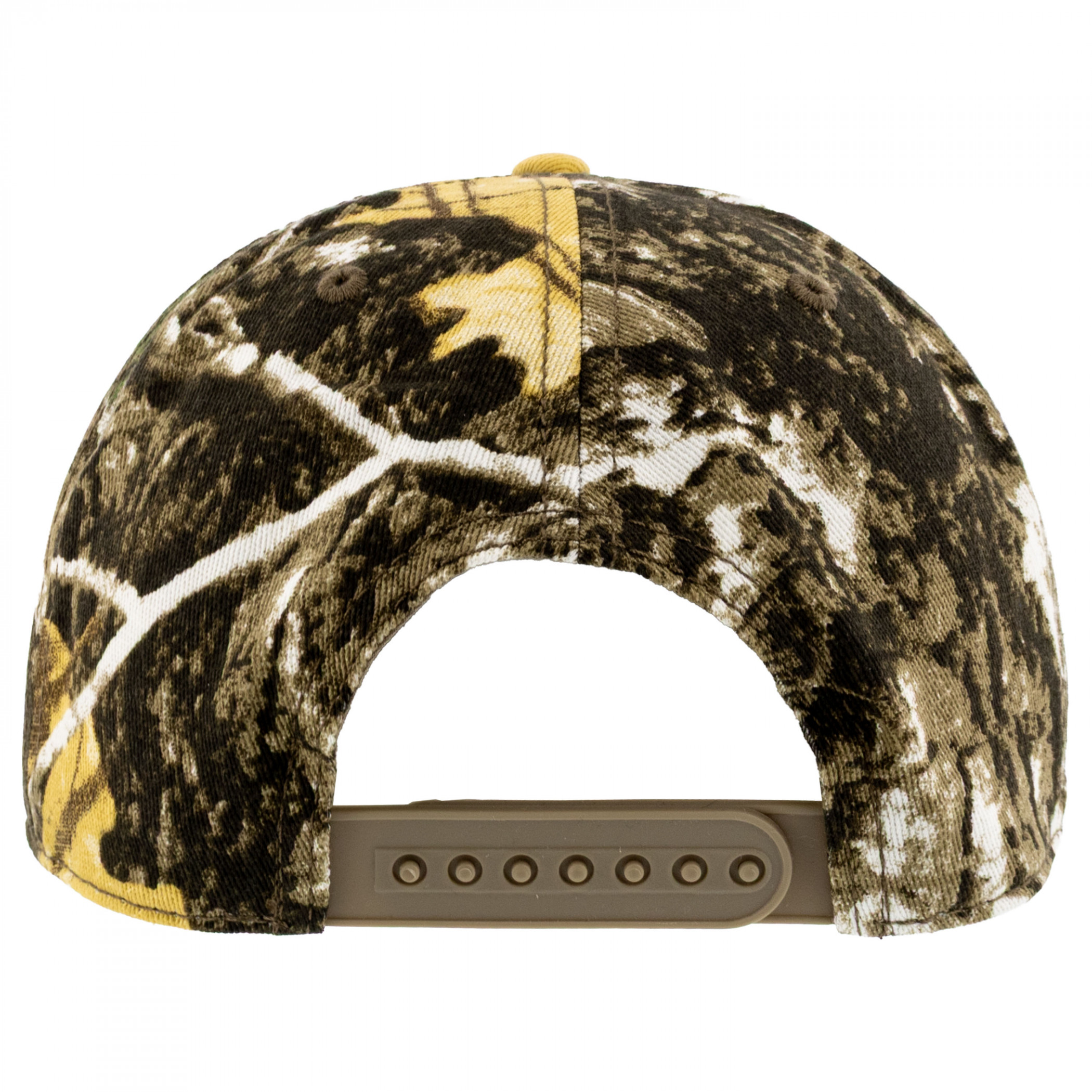 Liquid Death Logo on Camo Roscoe Hat
