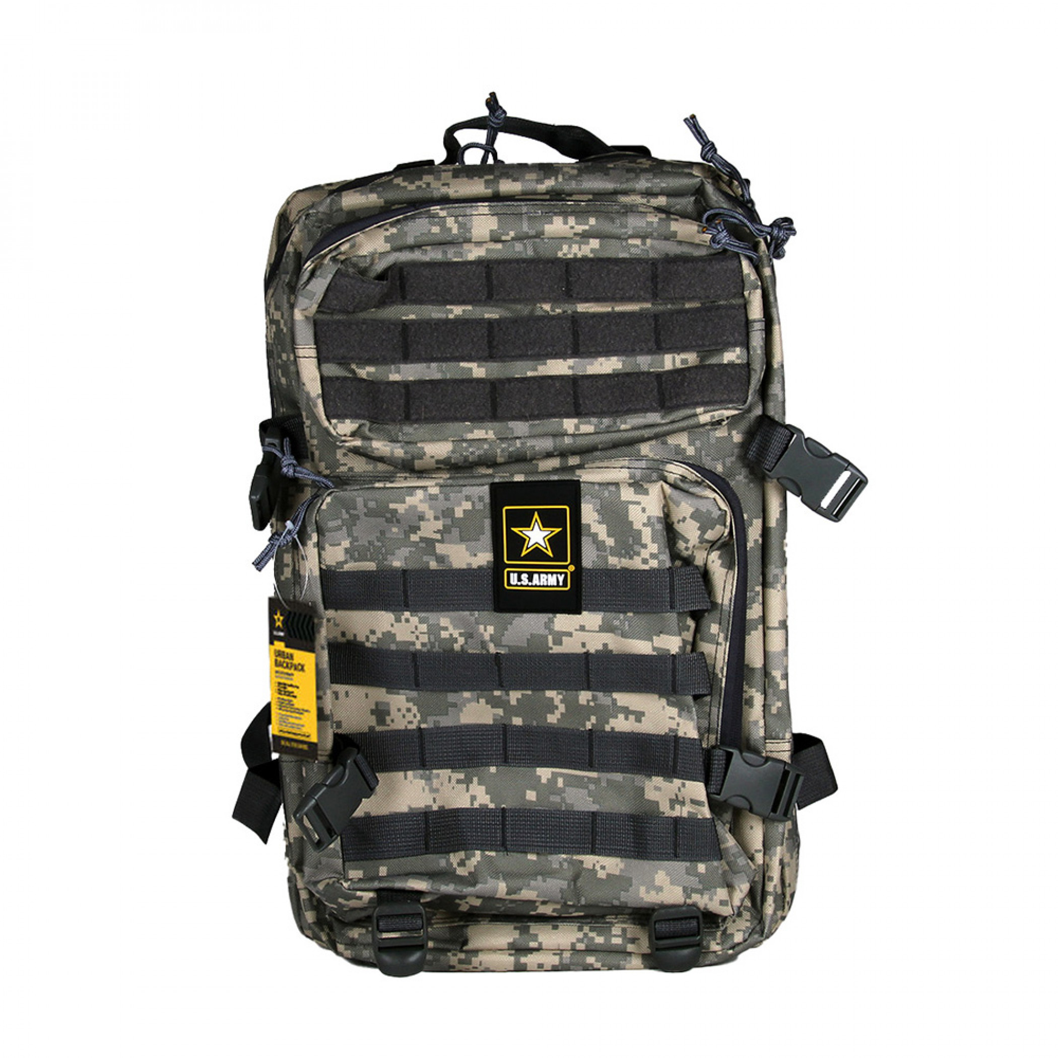 Army Camo Backpack with 2-Front Pockets