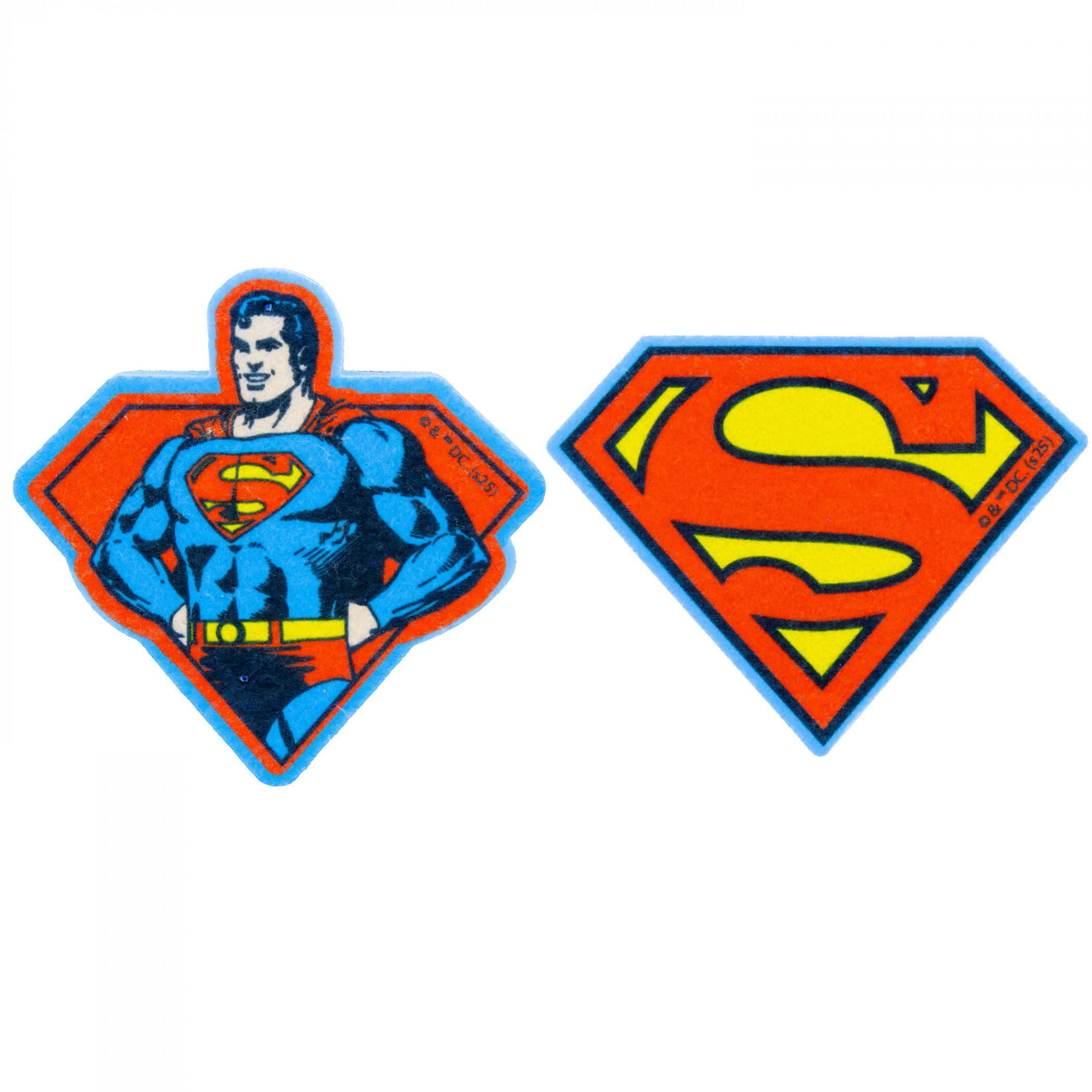 Superman Comic Art 2-Pack Scrubby and Smooth Sponge Set, Multi-Color