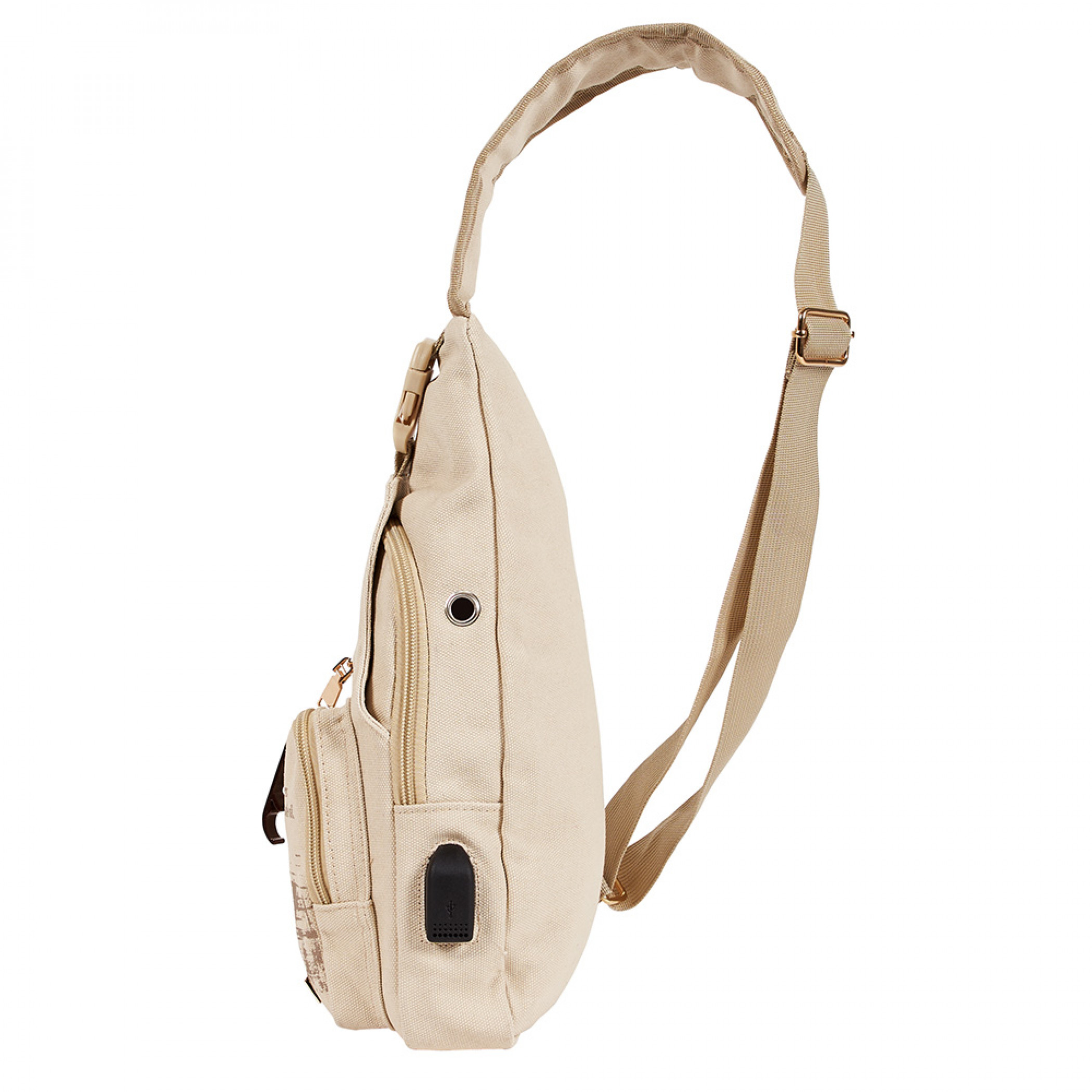 Modelo Tan Lion Crossbody Bag with Bottle Opener