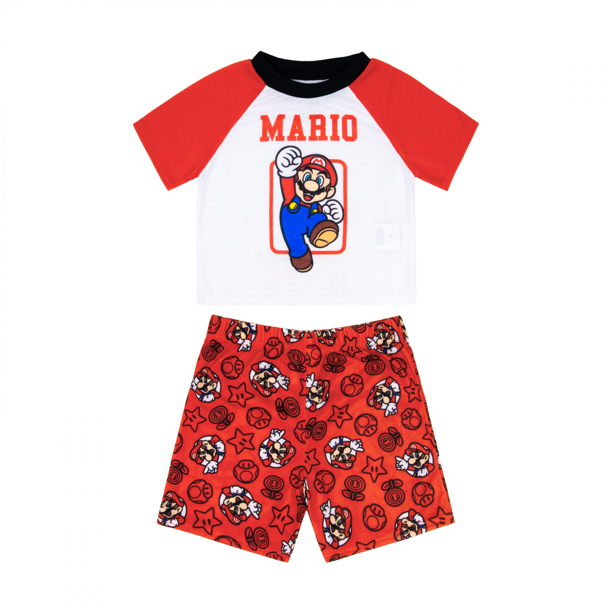 Super Mario Bros. Mario Jump Toddler Boy's Pajama Set, Multi-Color