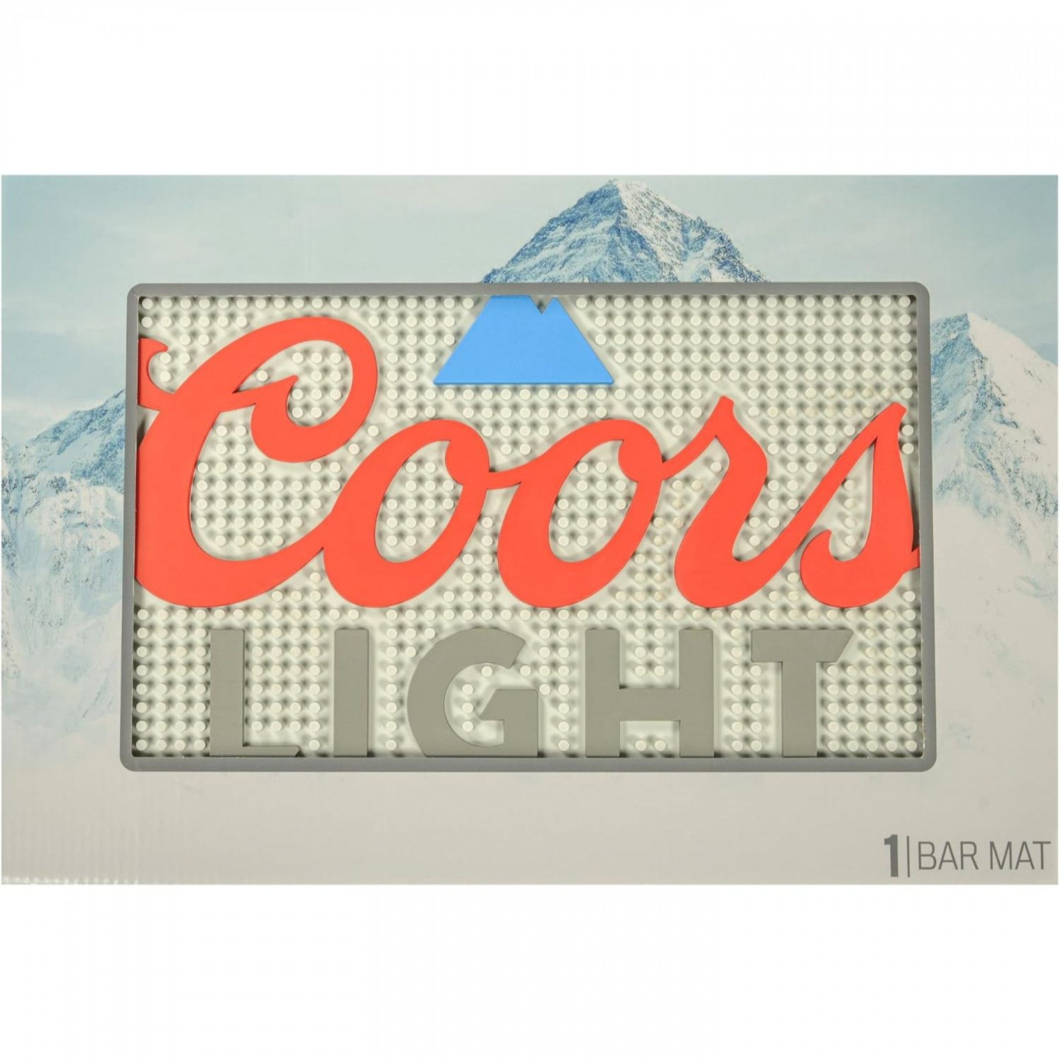 Coors Light Logo 18' x 12' Rubber Bar Mat