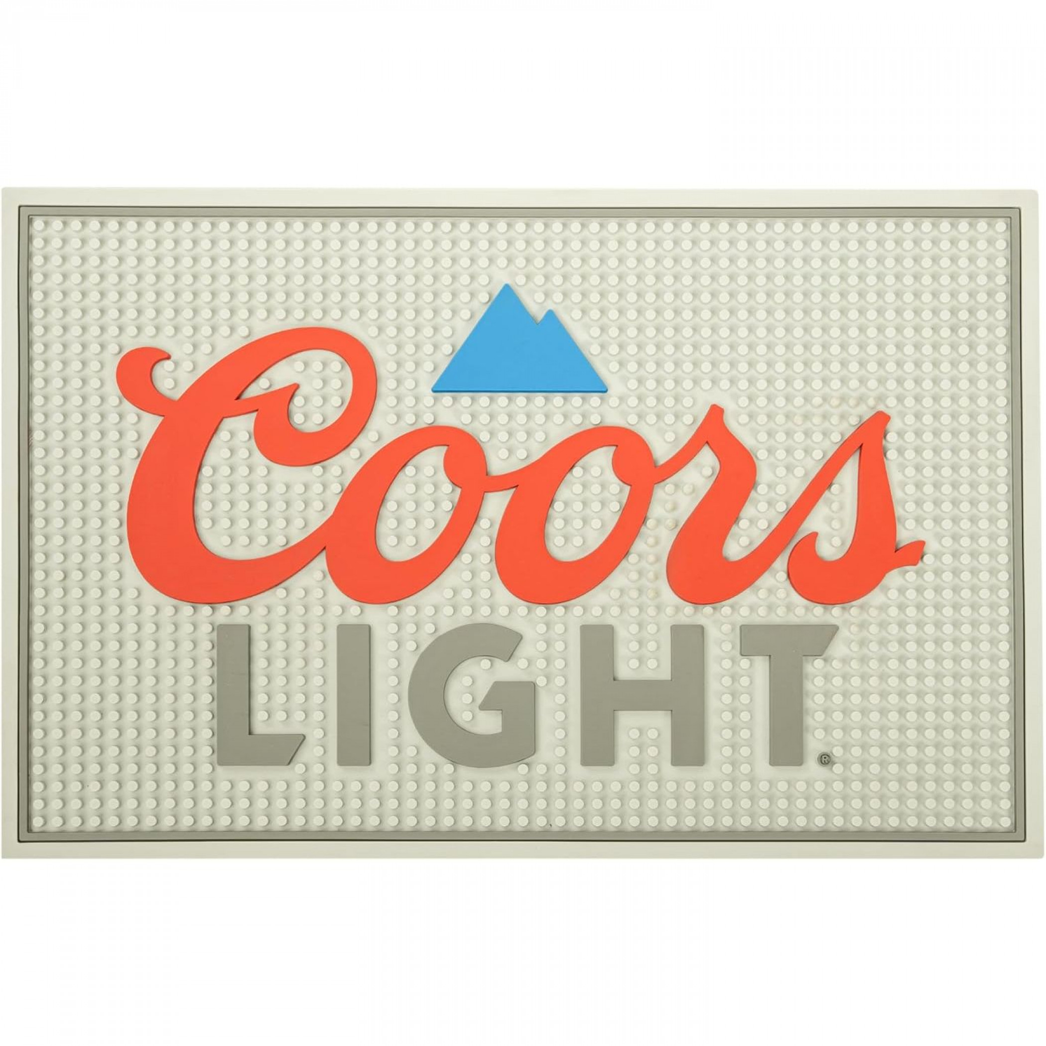 Coors Light Logo 18' x 12' Rubber Bar Mat