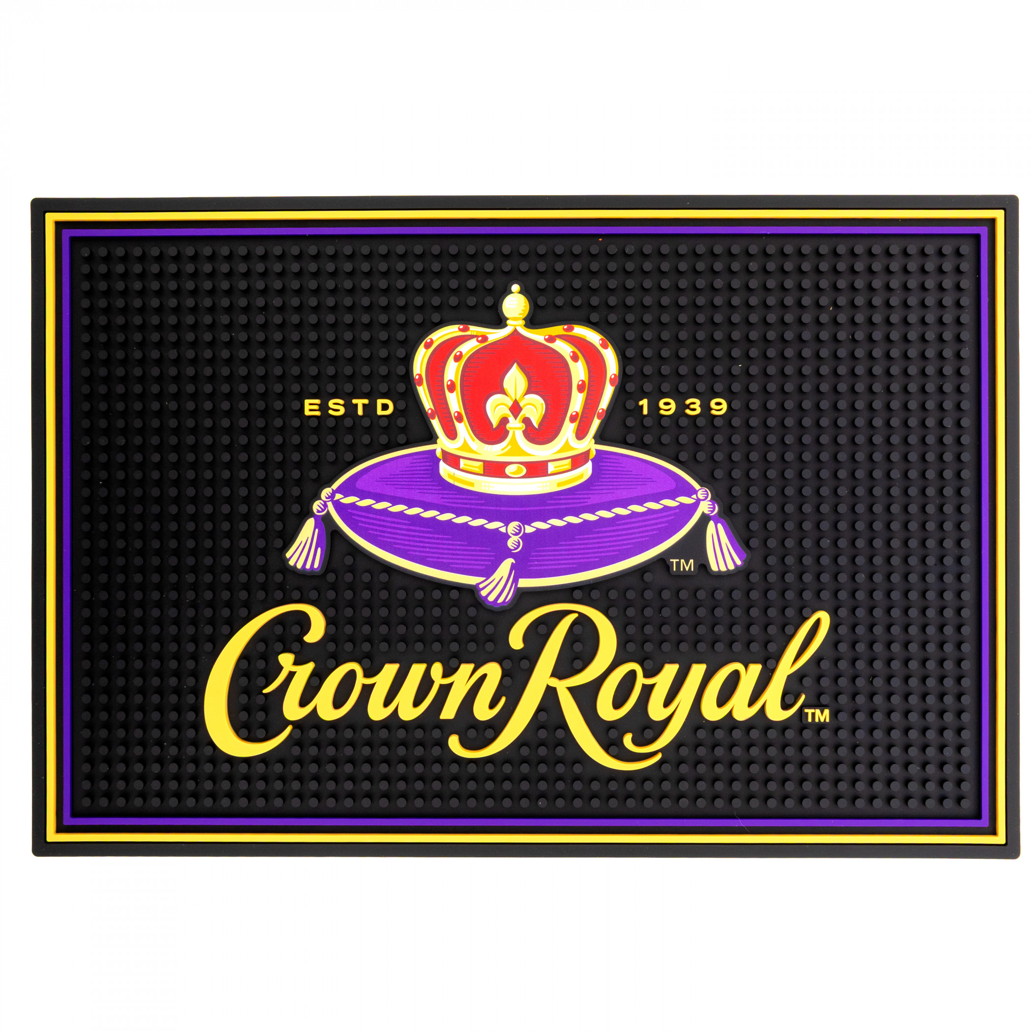 Crown Royal Logo 18' x 12' Rubber Bar Mat