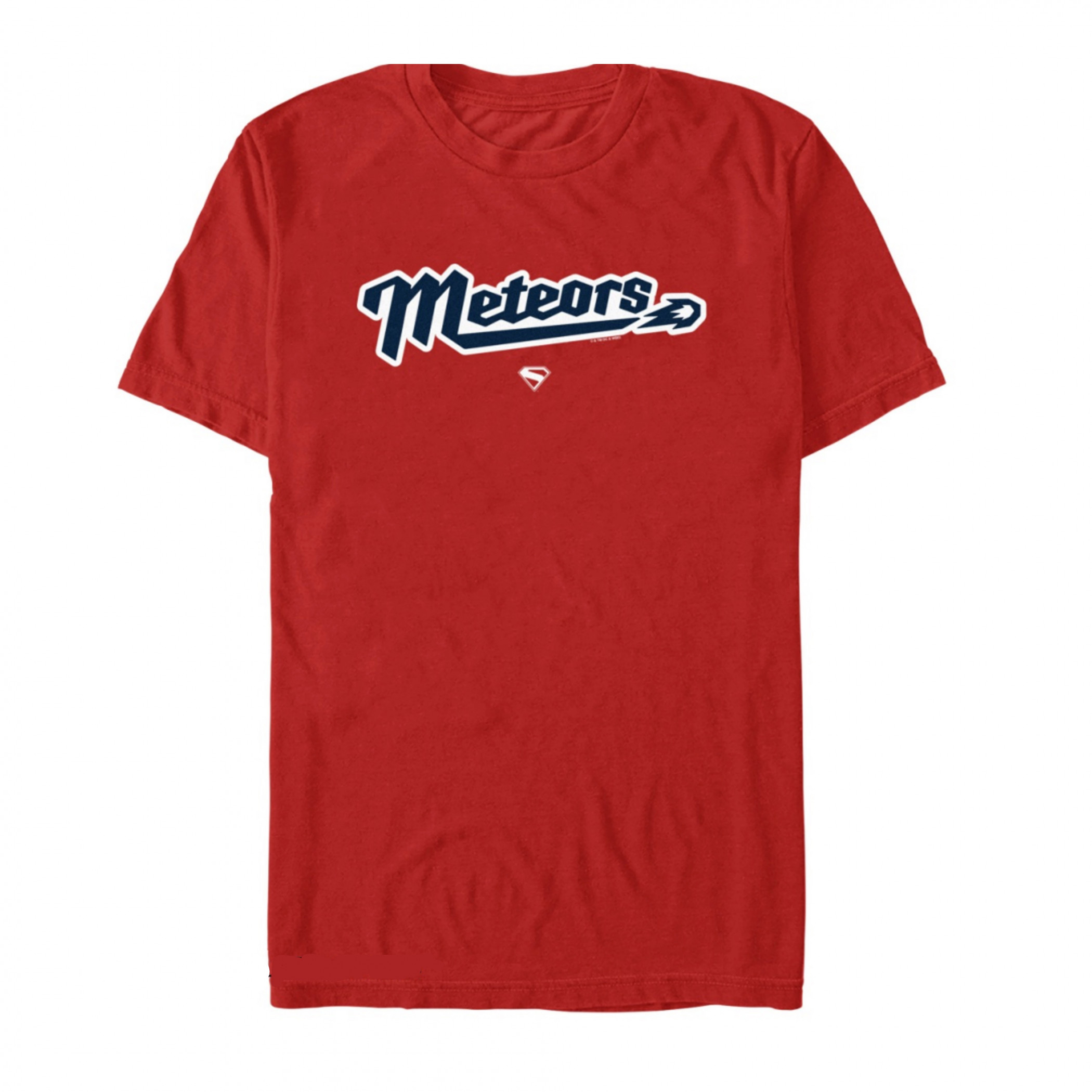Superman Meteors T-shirt, Red