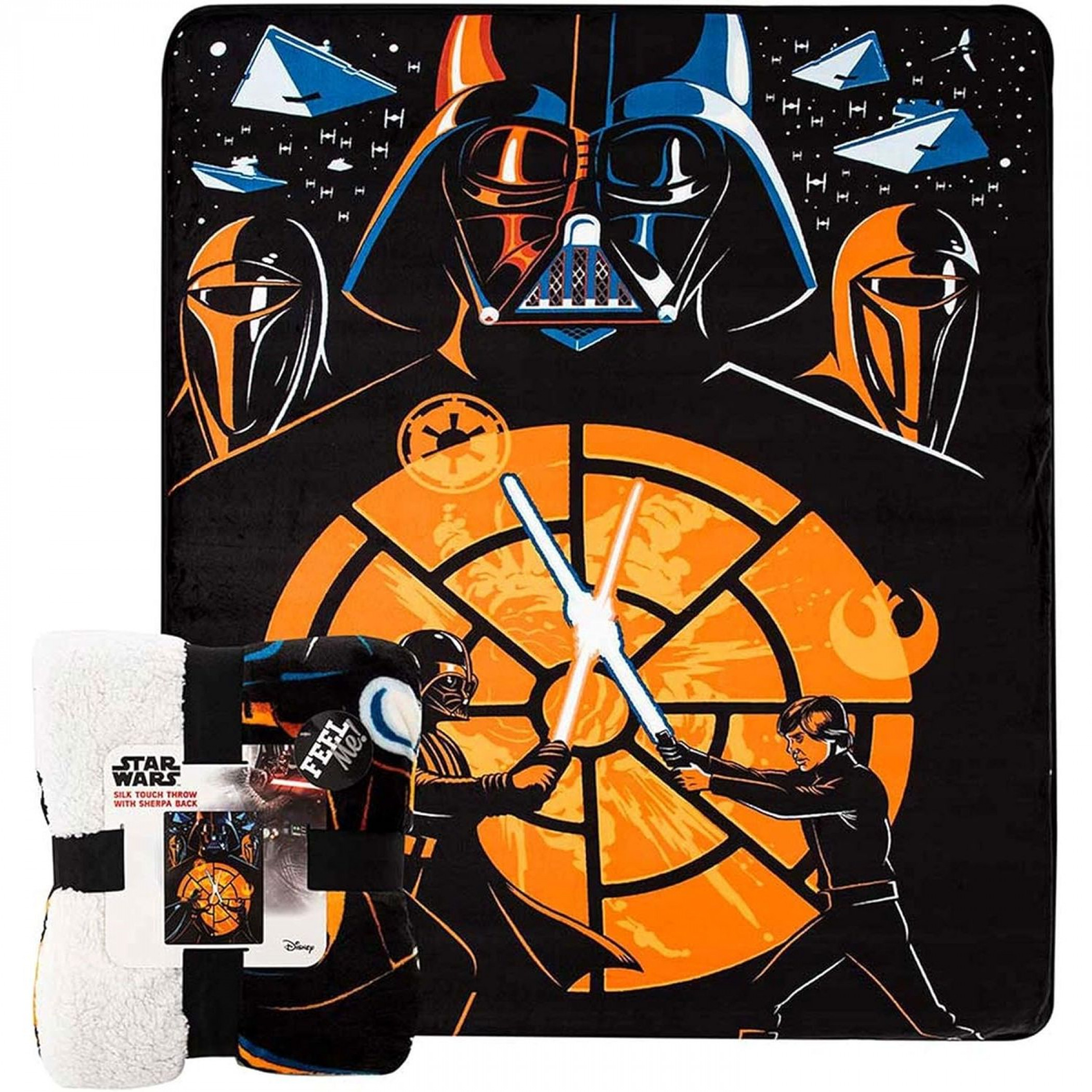 Star Wars Showdown 60x80' Silk Touch Throw Blanket, Multi-Color