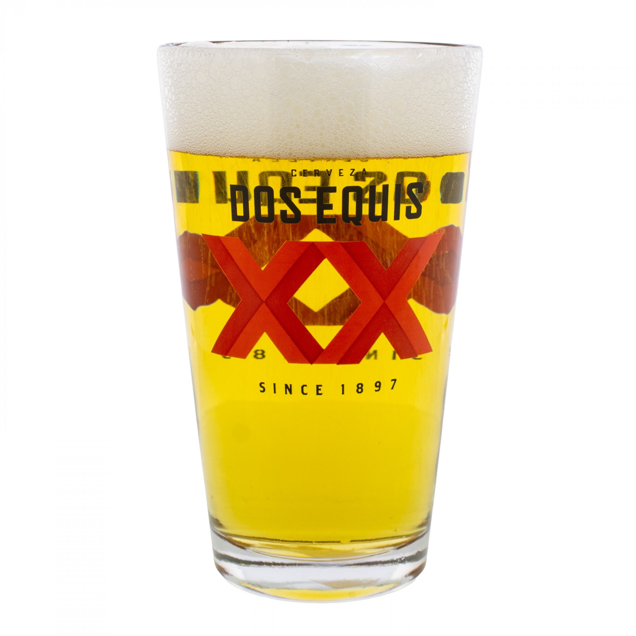 Dos Equis XX Logo 16oz Pint Glass