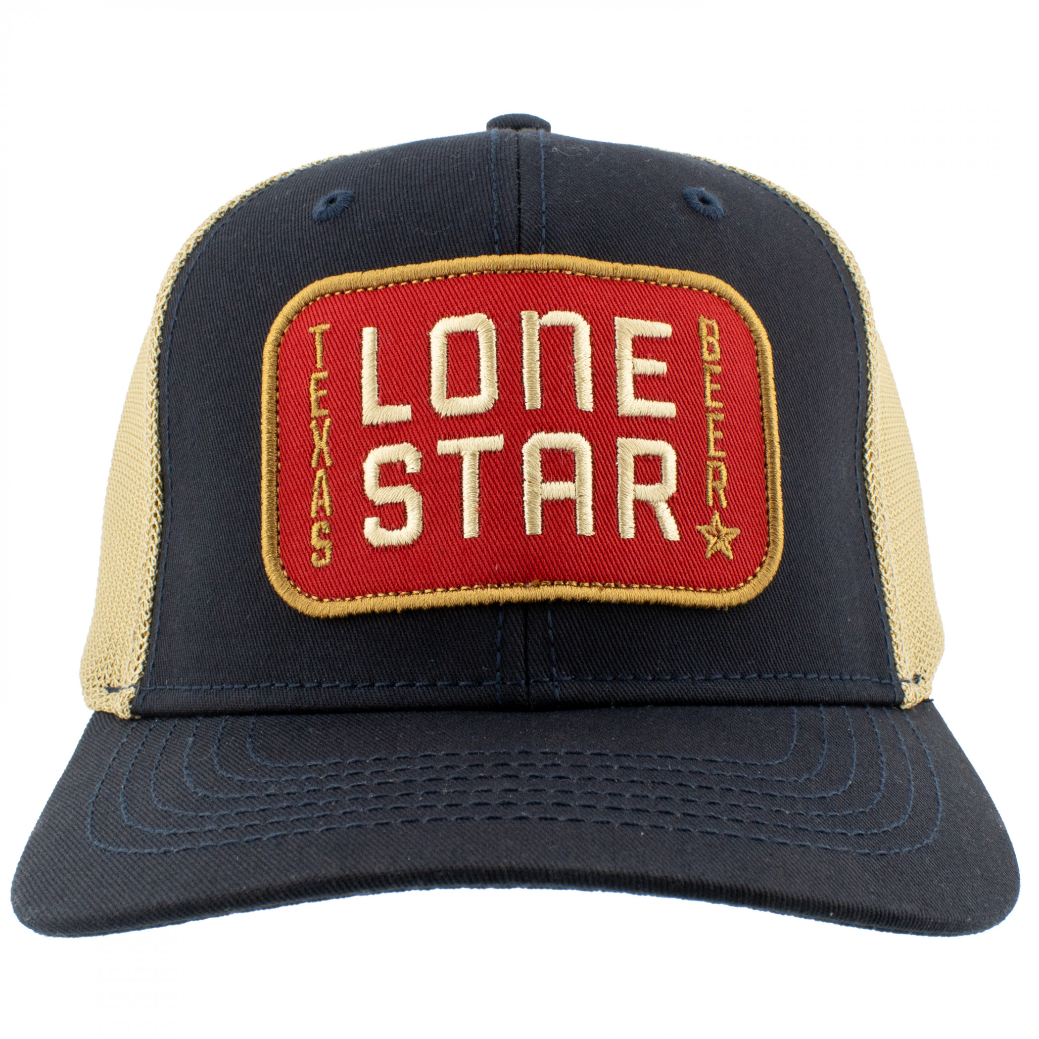 Lone Star Texas Beer Embroidered Twill Patch Adjustable Hat