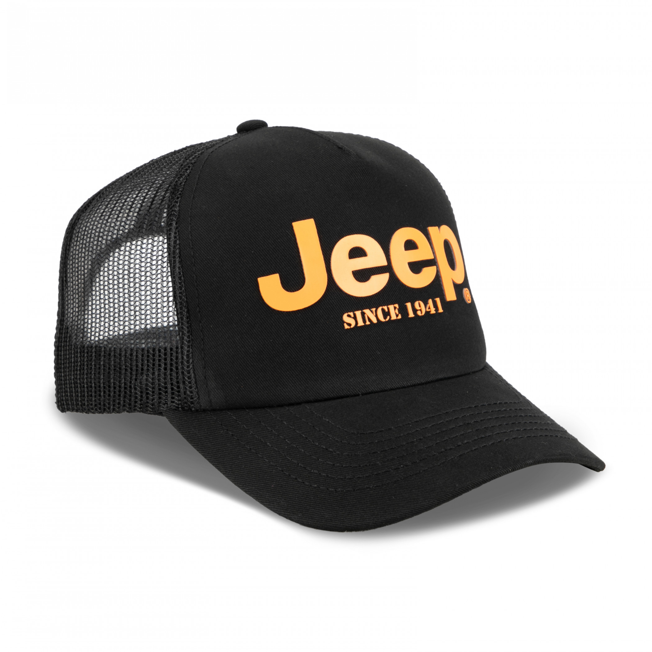 Jeep Since 1941 High Density Orange Print Adjustable Hat