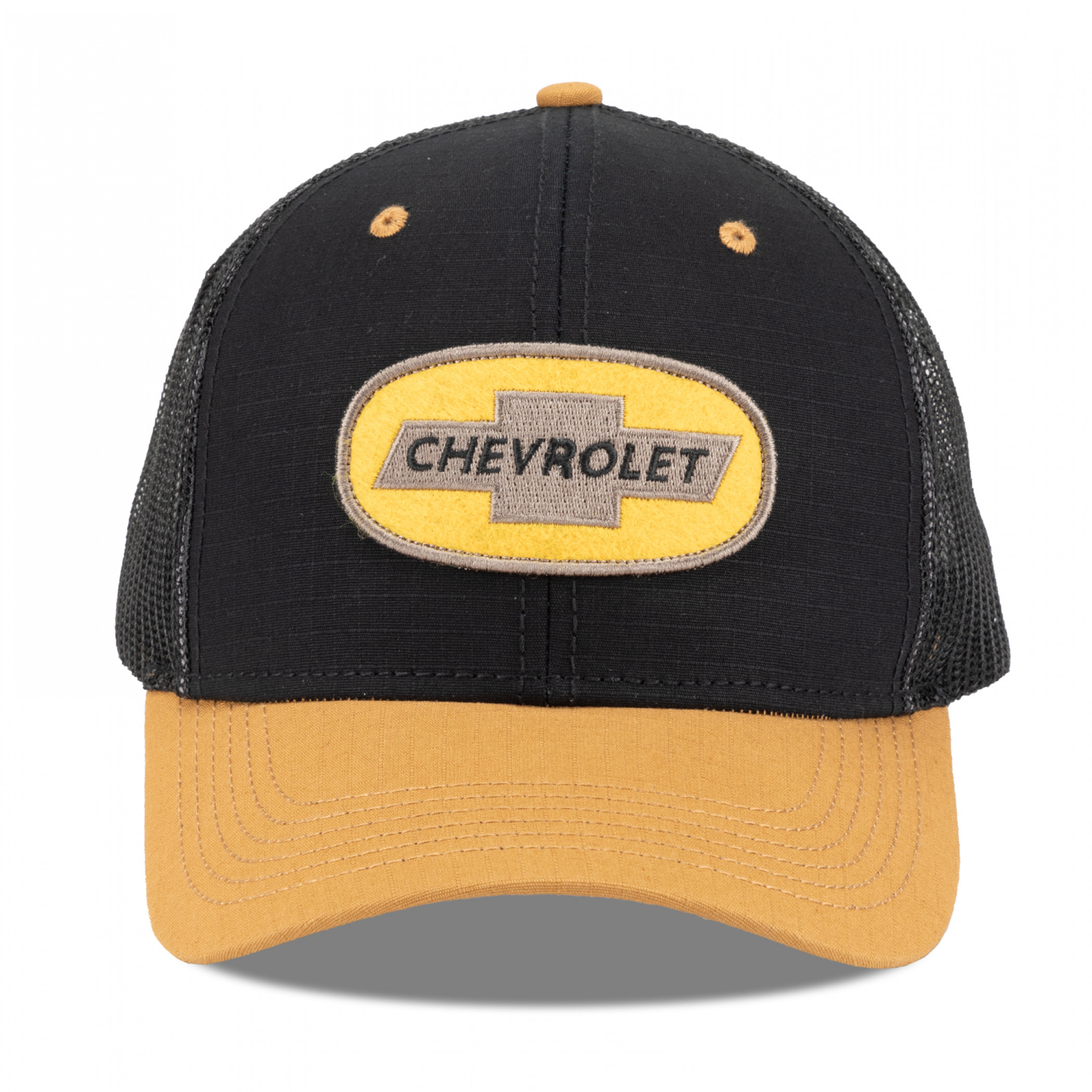 Chevrolet Bow Tie Embroidered Patch Structured  Adjustable Hat