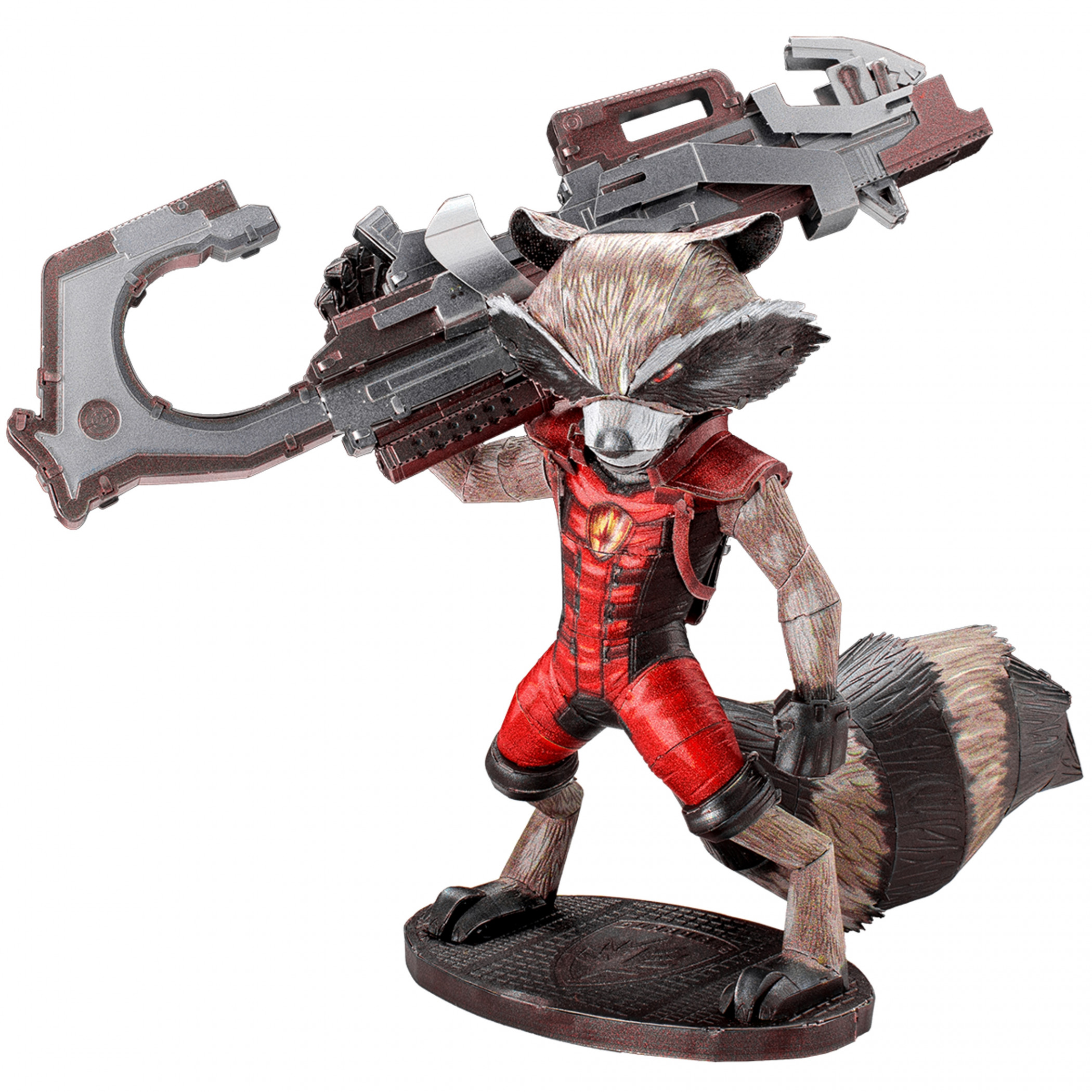 Guardians of The Galaxy Rocket Raccoon Metal Earth Model Kit, Multi-Color