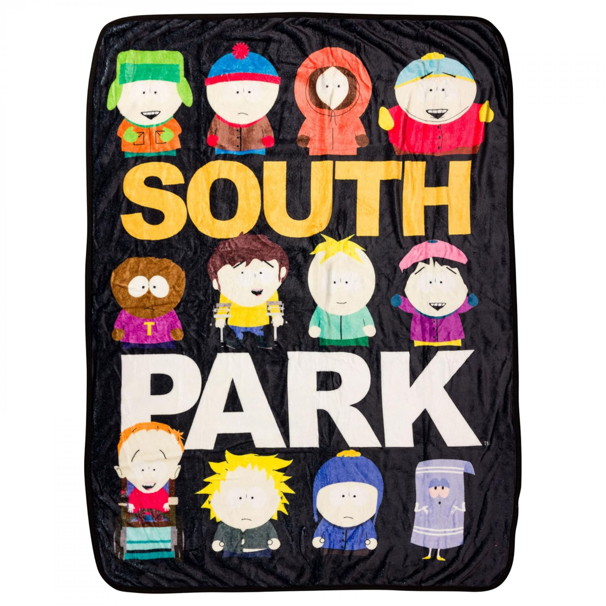 South Park Character Portraits 45' x 60' Fleece Throw Blanket