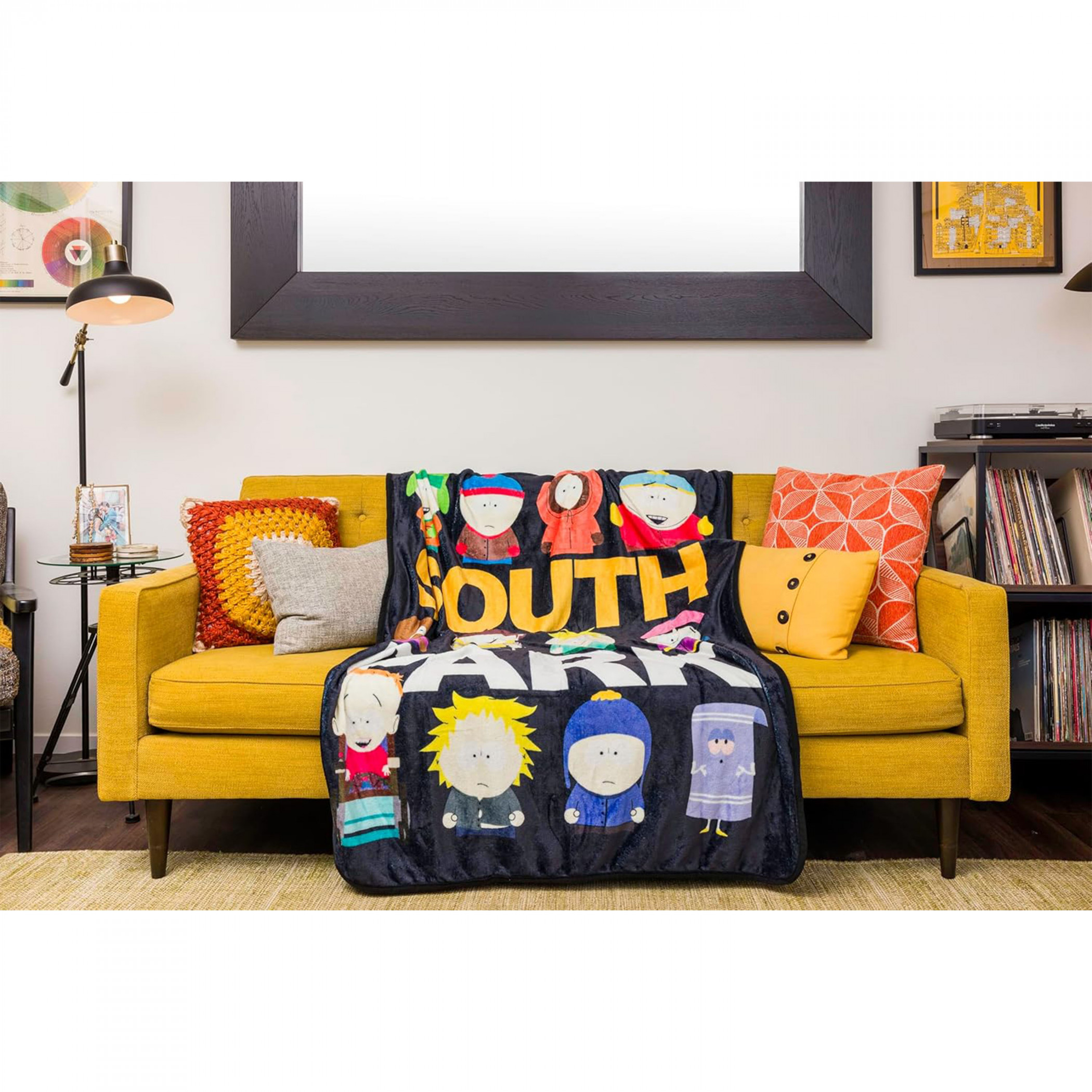 South Park Character Portraits 45' x 60' Fleece Throw Blanket