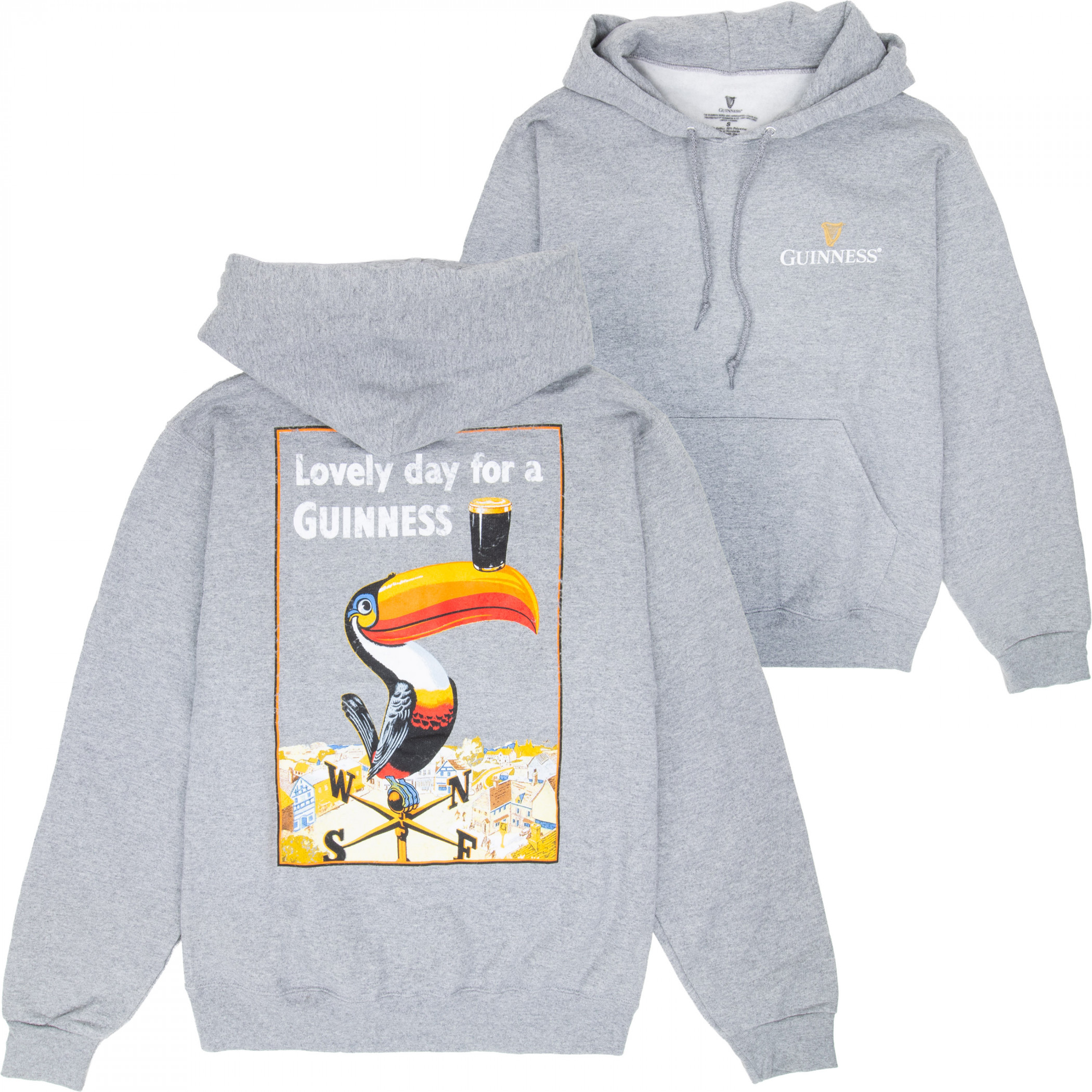 Guinness - Lovely Day for a Guinness Toucan Grey Colorway Hoodie