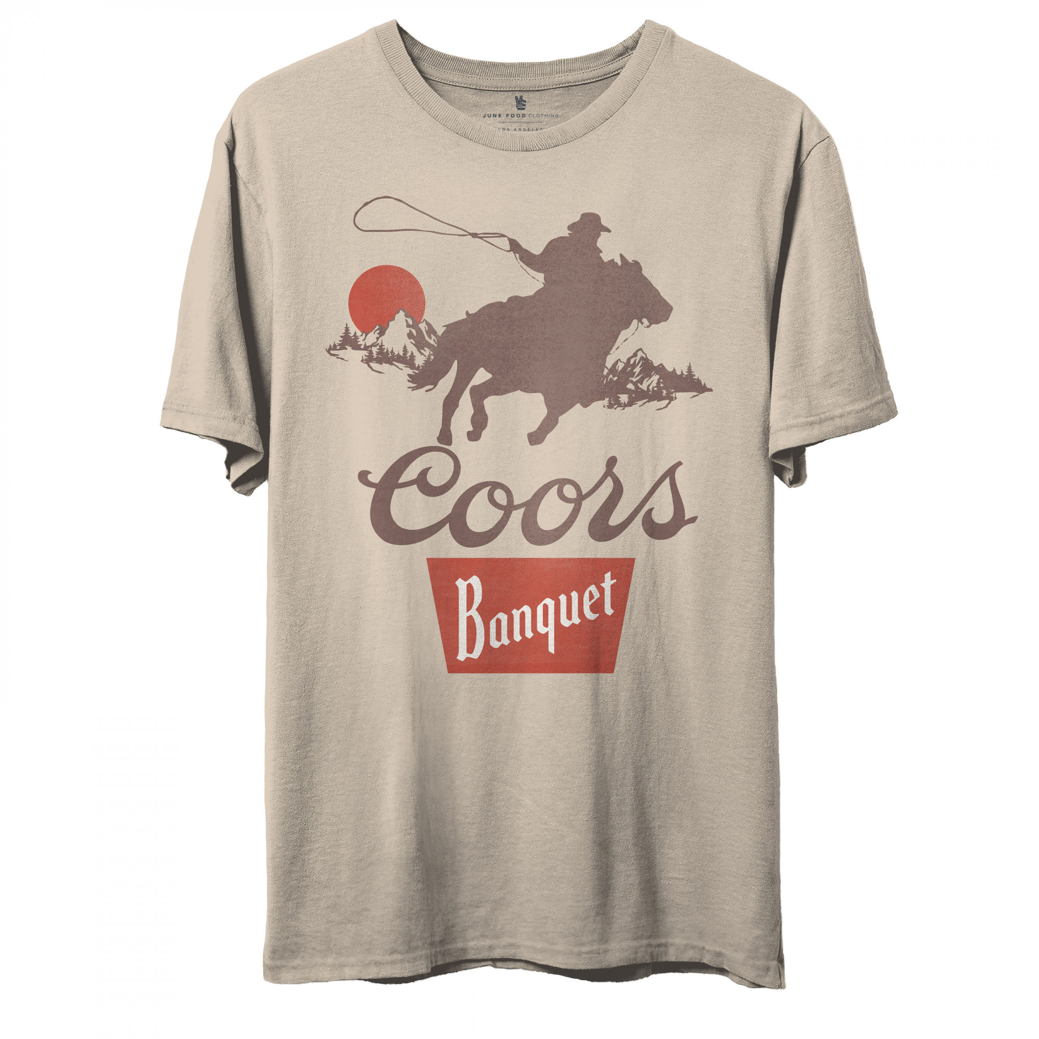 Coors Banquet Lasso Sunset T-Shirt by Junk Food