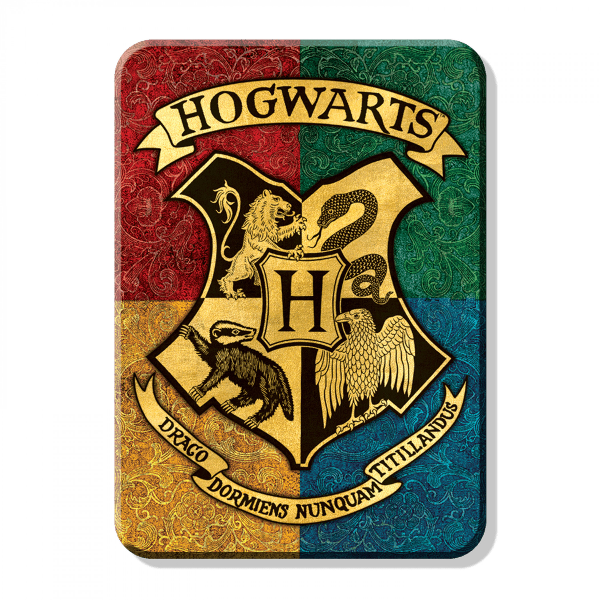 Harry Potter Hogwarts Crest Magnet, Multi-Color