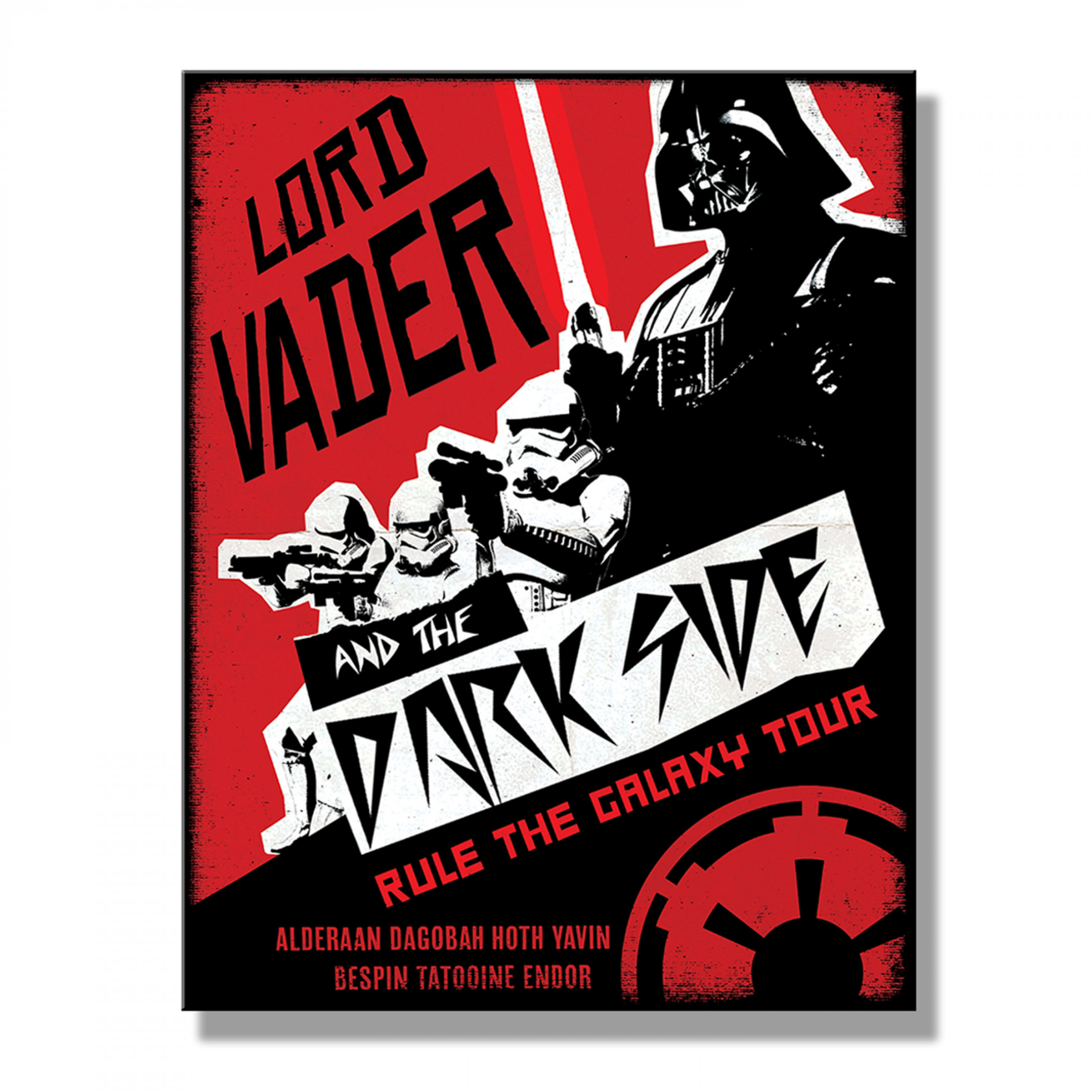 Star Wars Lord Vader and The Dark Side Tin Sign, Multi-Color