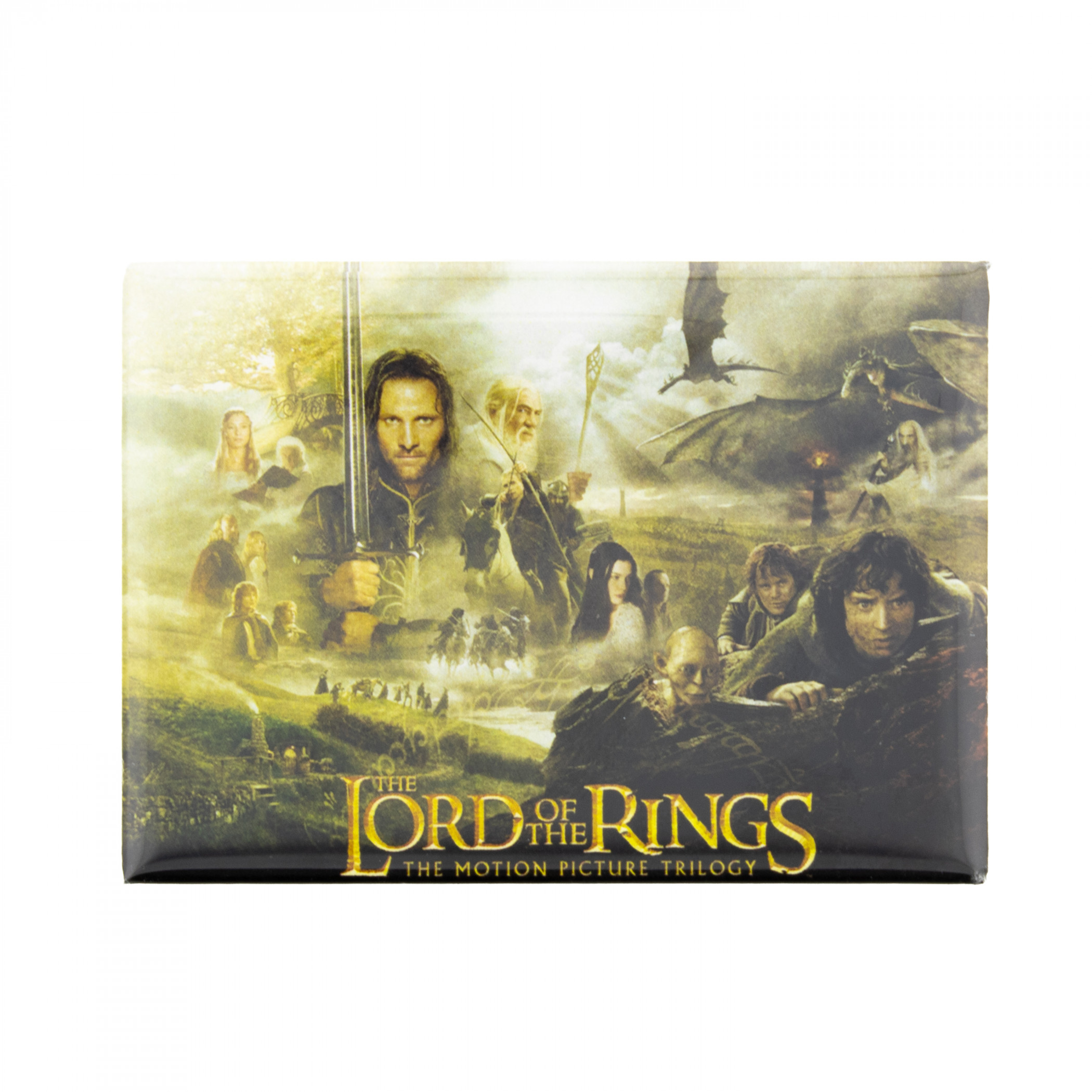 Lord of the Rings Movie Poster 2.5'x3.5' Magnet, Multi-Color
