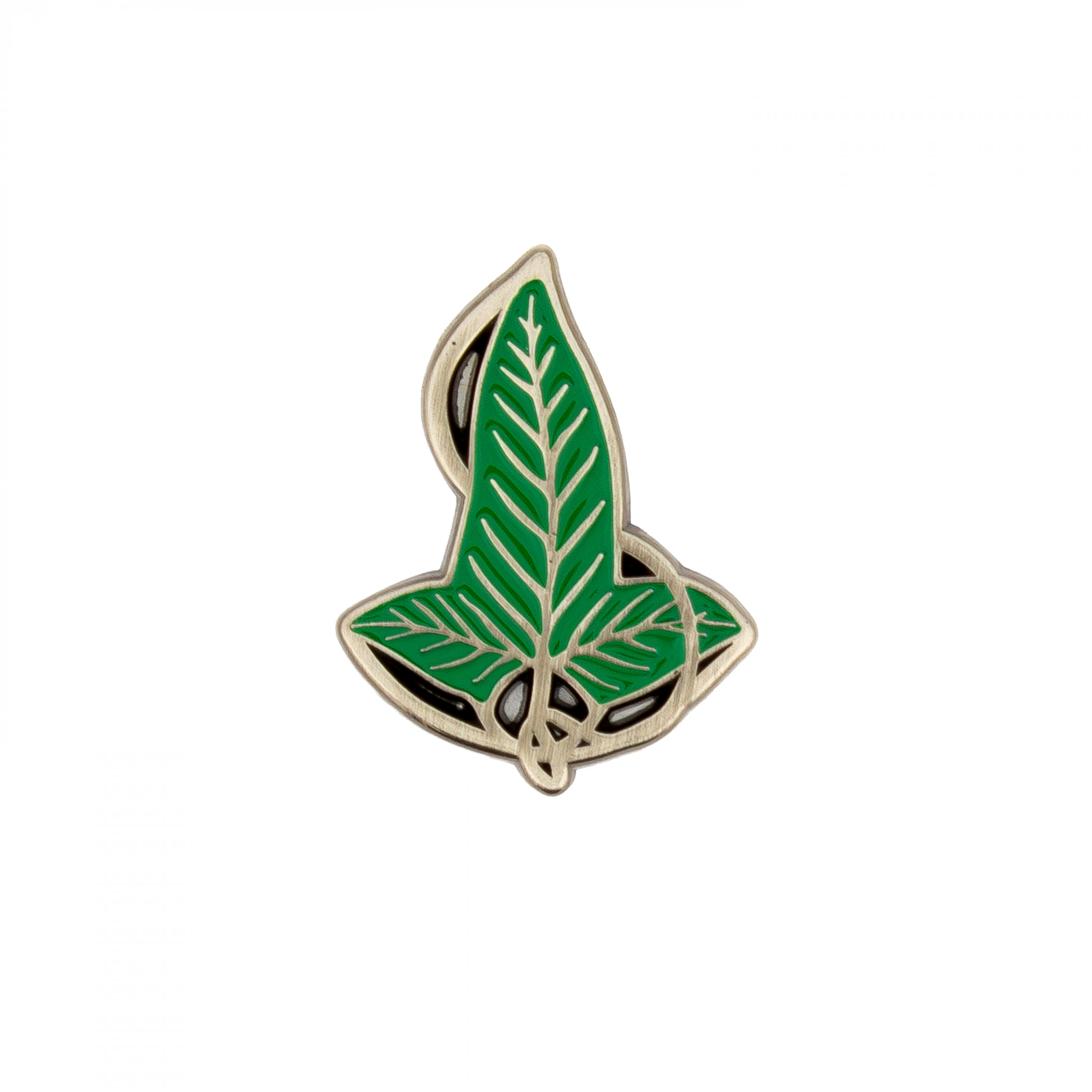 Lord of the Rings Leaf Brooch 1.25' Lapel Pin, Green