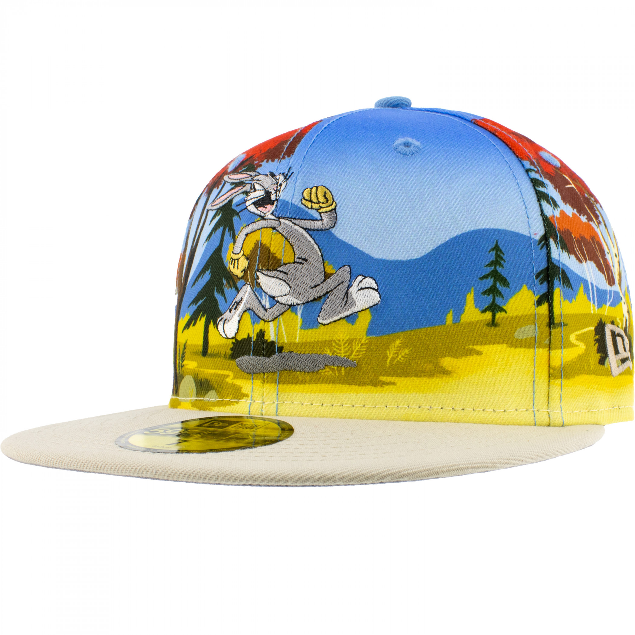 Looney Tunes Rabbit Hunt New Era 59Fifty Fitted Hat, Multi-Color