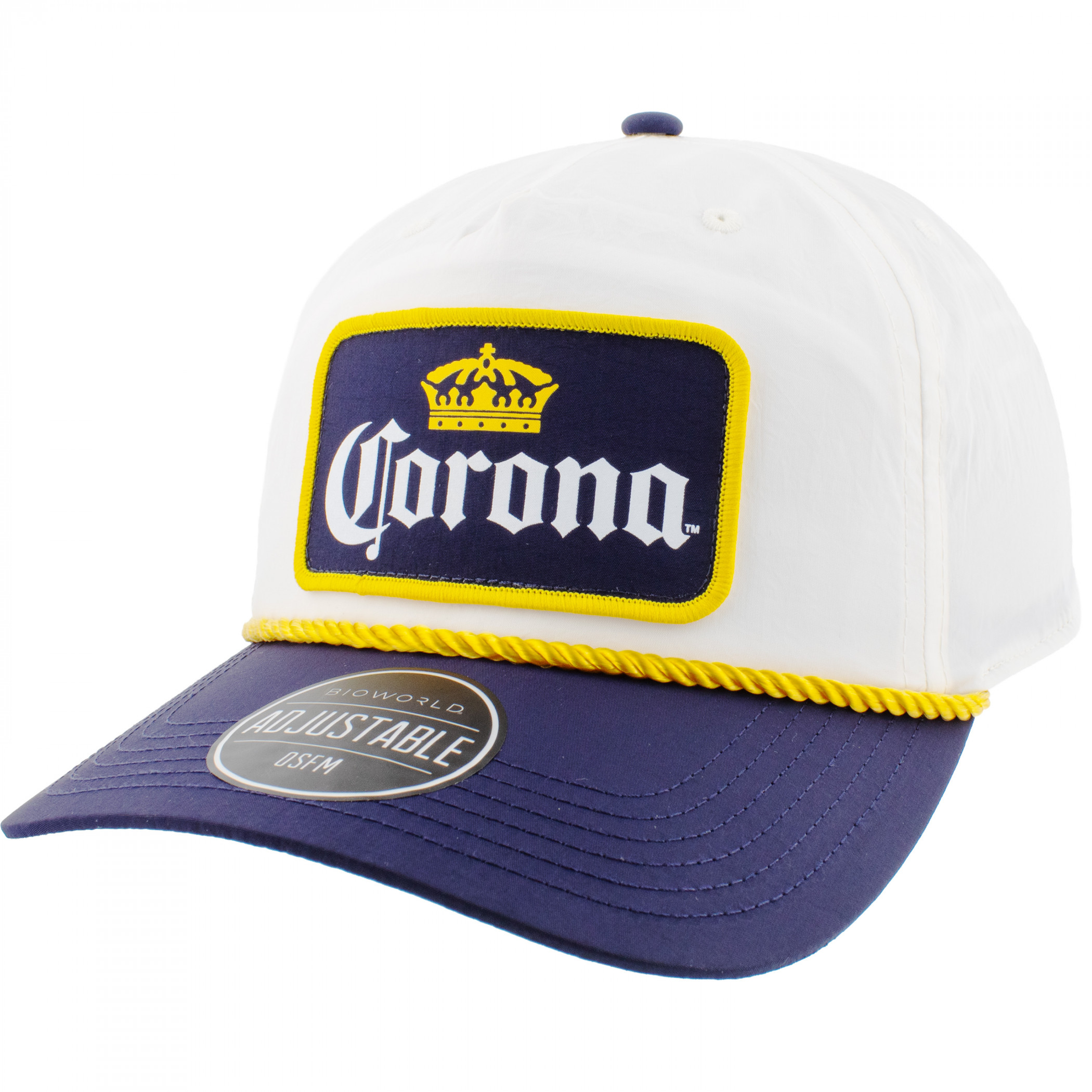 Corona Extra Logo Adjustable Snapback White Hat