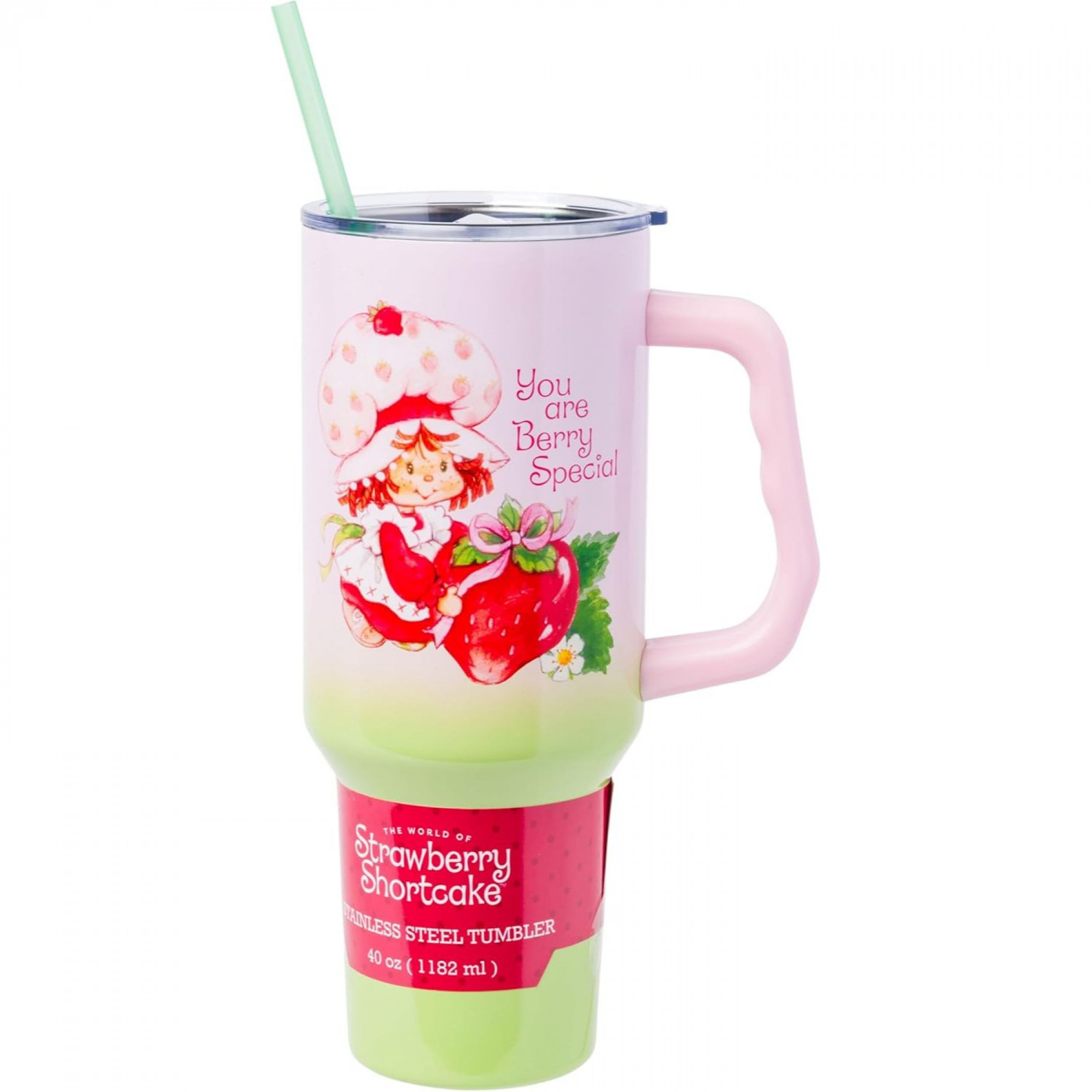 Strawberry Shortcake You are Berry Special 40oz Tumbler with Handle, Pink