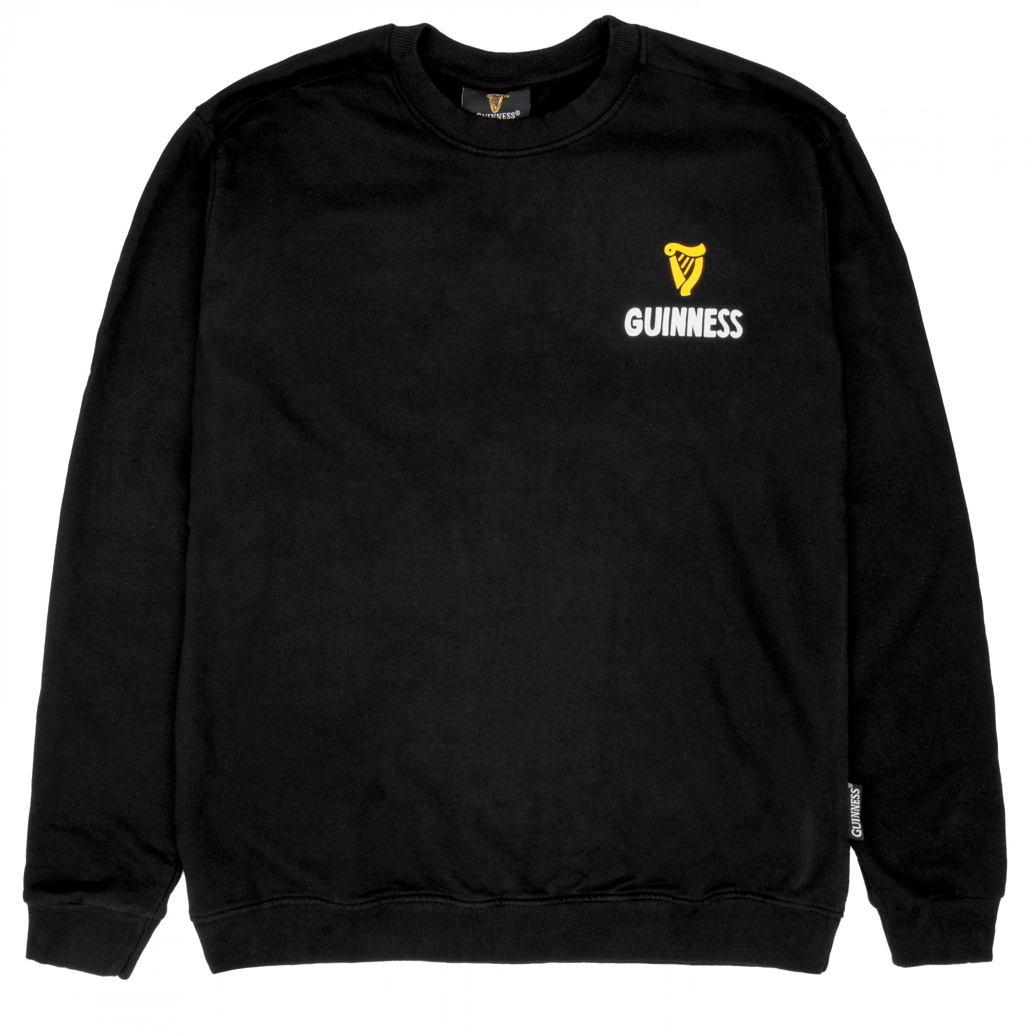 Guinness Seb Curi Lovely Day Back & Front Print Black Sweatshirt