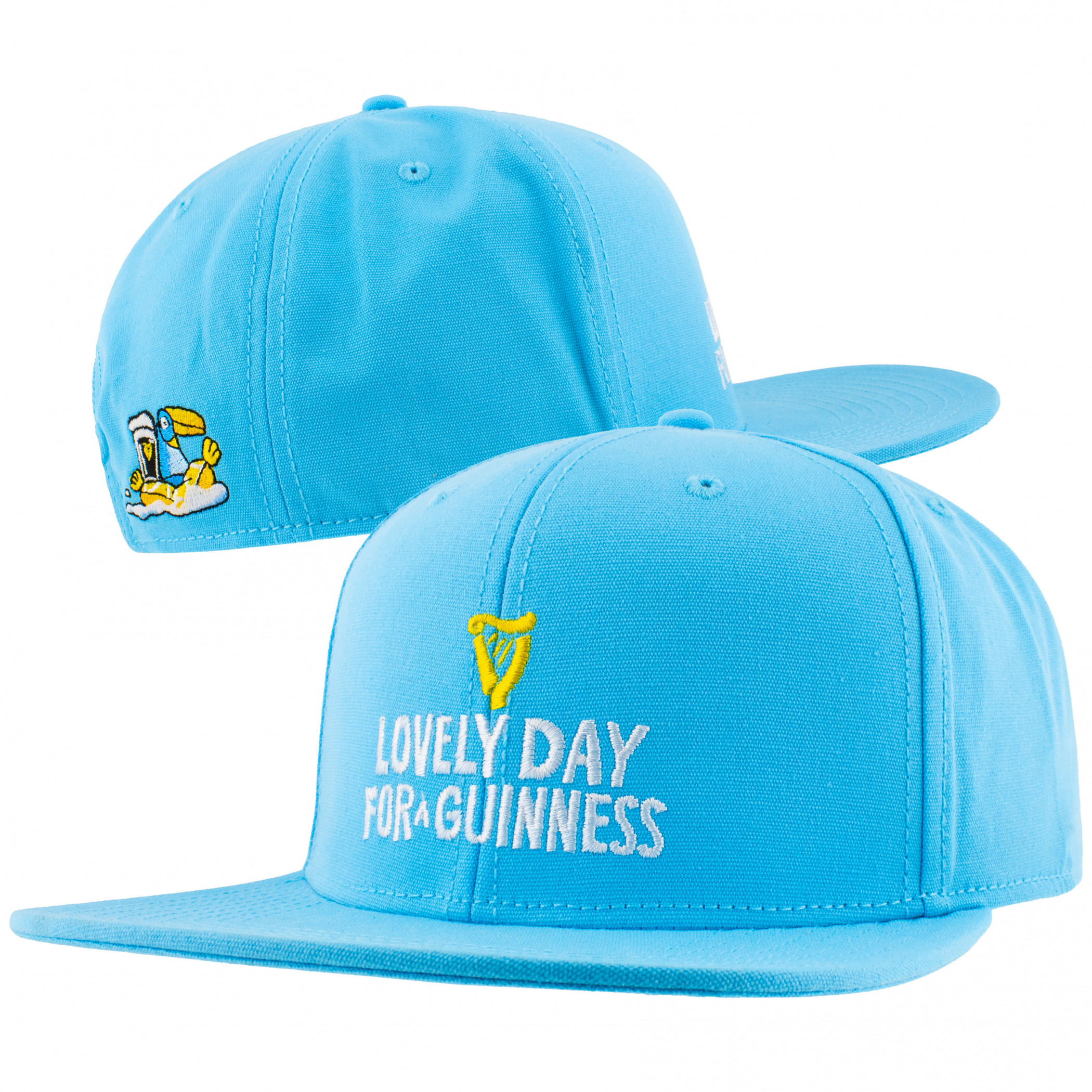 Guinness Seb Curi Lovely Day Blue Flatbill Snapback Hat