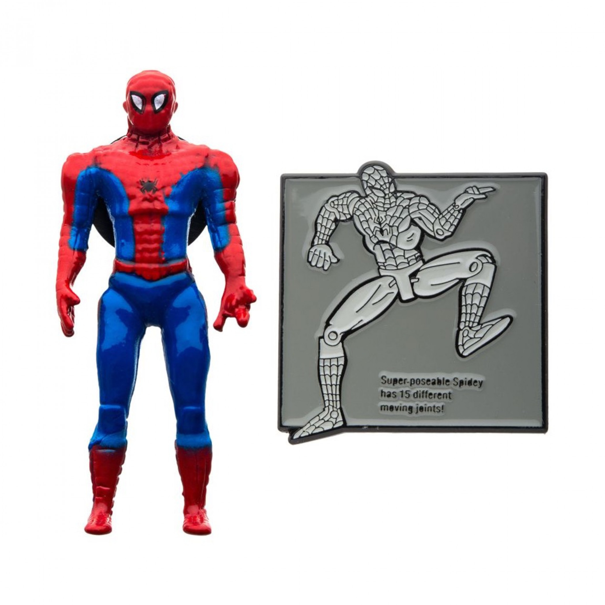 Spider-man 80-Years 3D Lapel Pin Set, Multi-Color