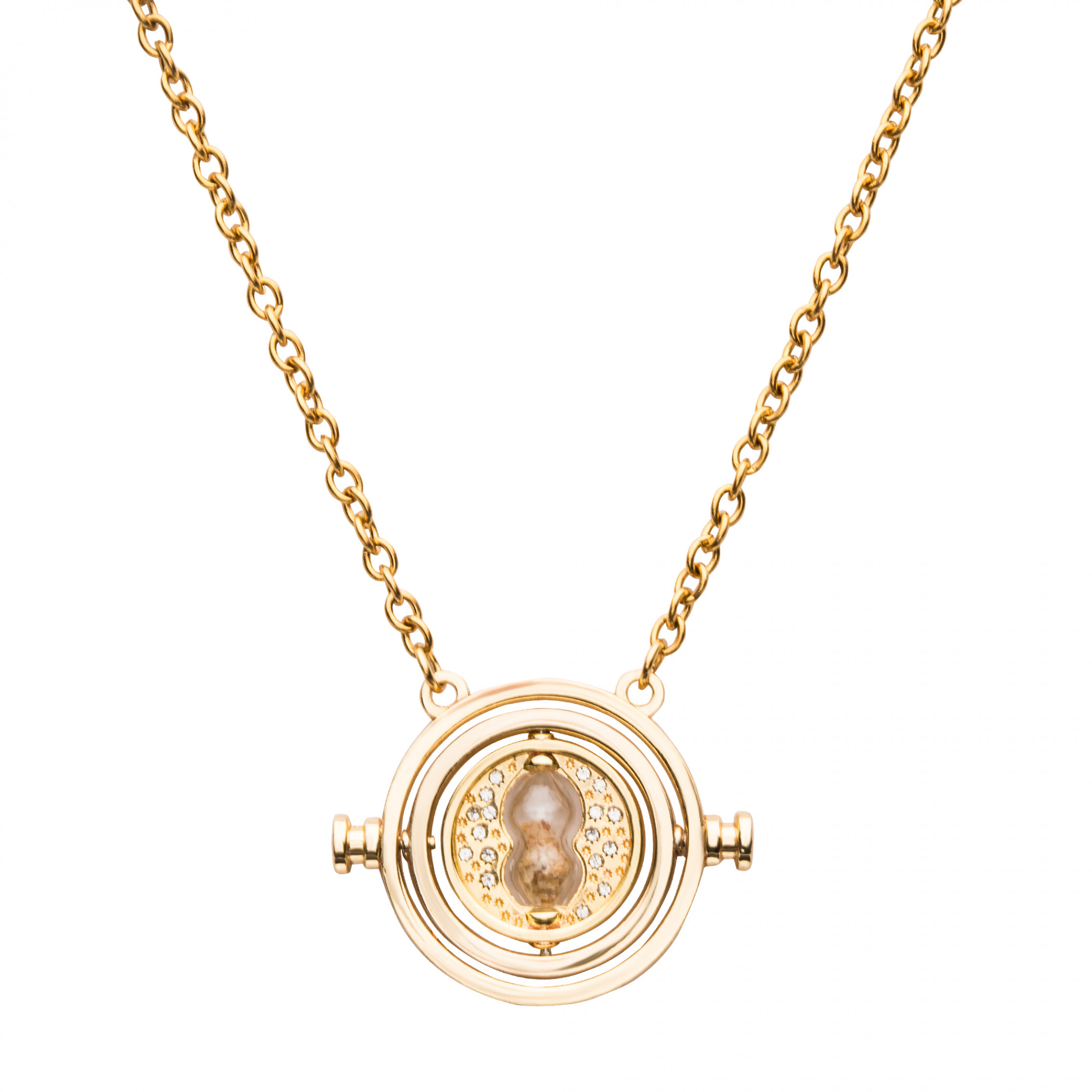 Harry Potter Hermione Granger Time Turner Necklace, Gold