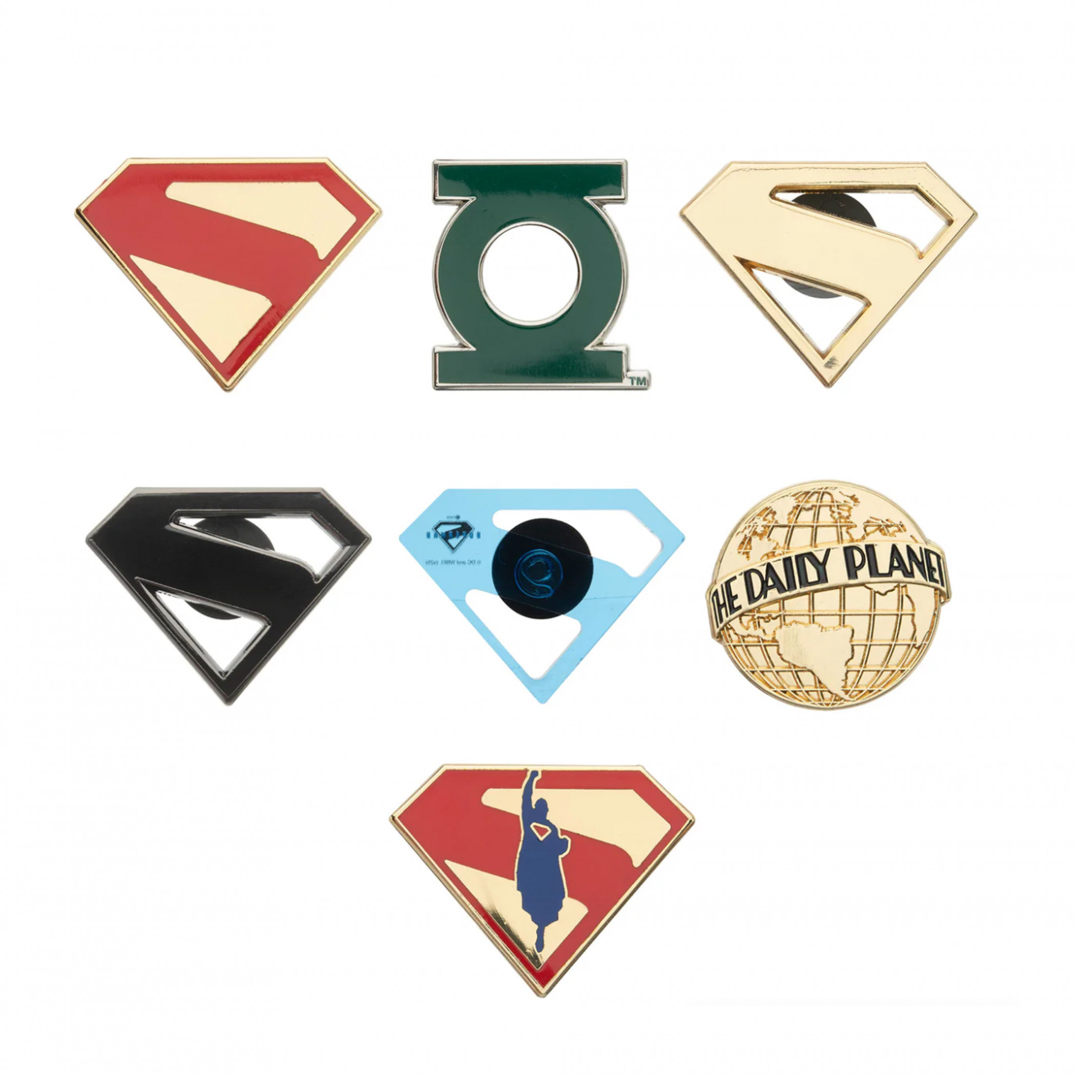 Superman Movie Logo Blind Box Pin, Multi-Color