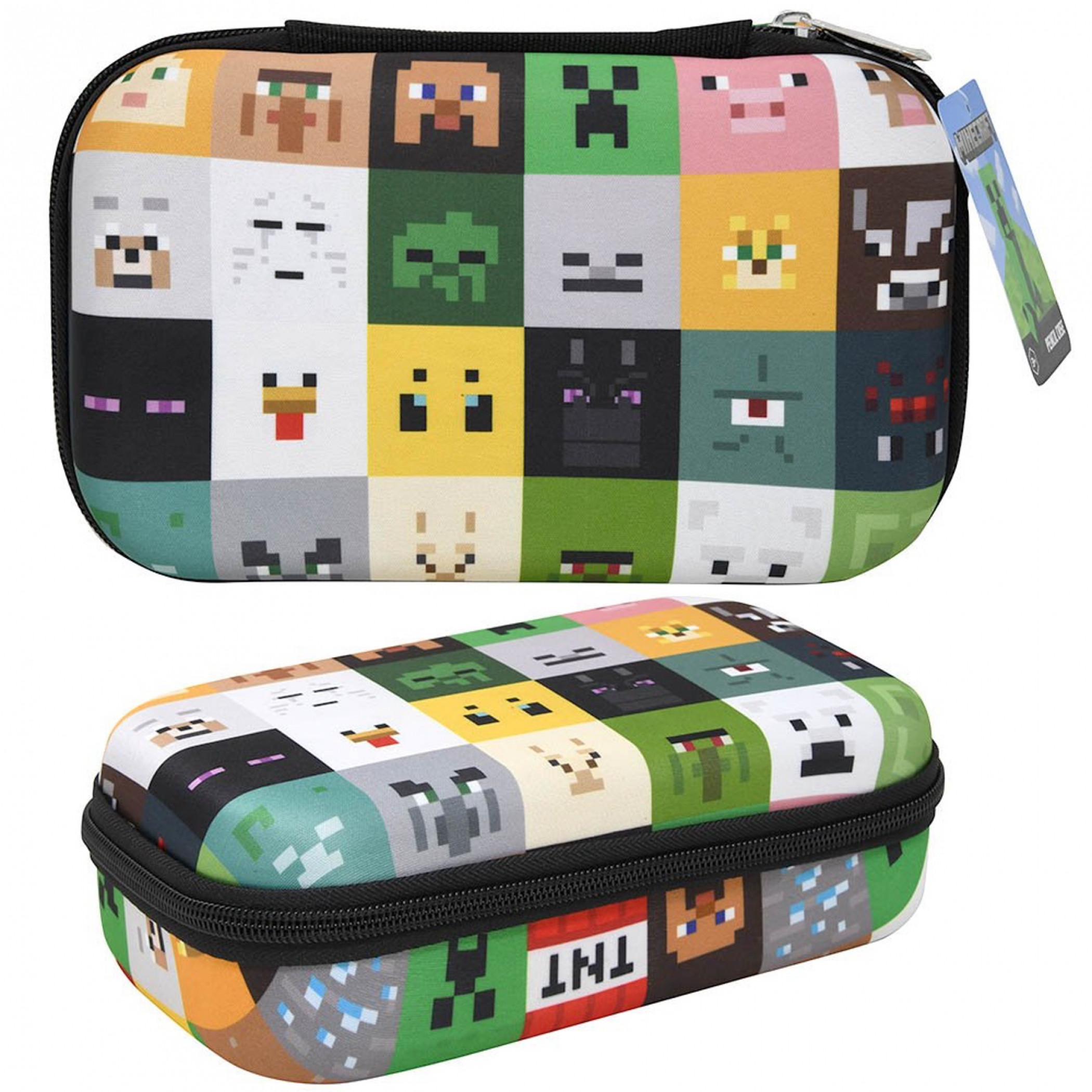 Minecraft Icon Panels EVA Pencil Case, Multi-Color