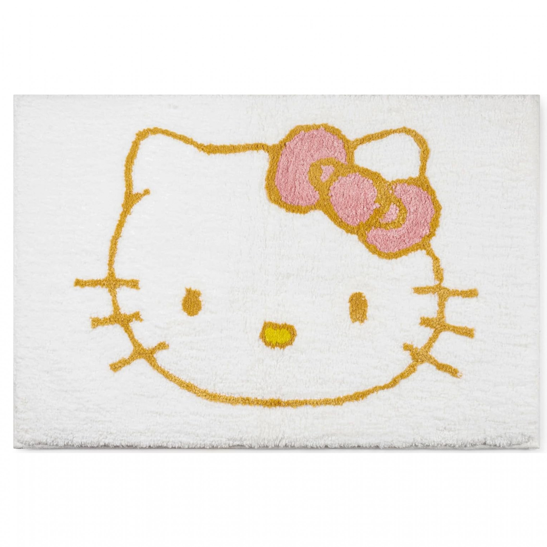 Hello Kitty Tufted 20x30' Rectangle Bath Rug, White