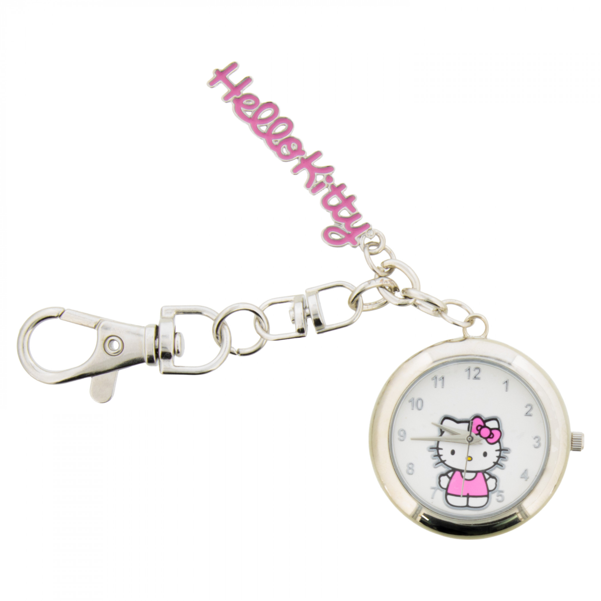 Hello Kitty Analog Bag Charm Pocket Watch, Multi-Color