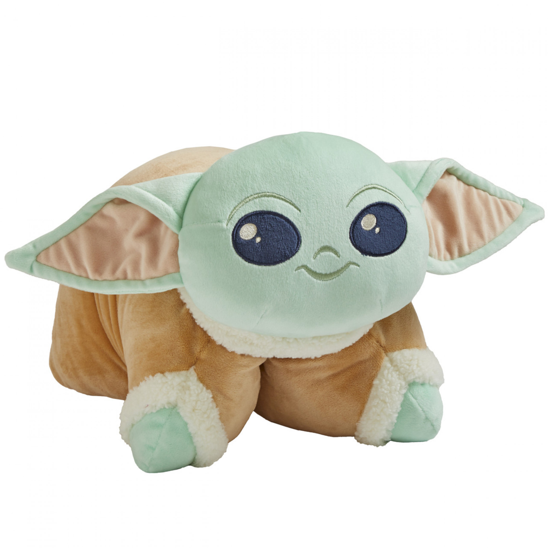Star Wars Grogu Baby Yoda Plush Pillow Pet Stuffed Toy, Multi-Color
