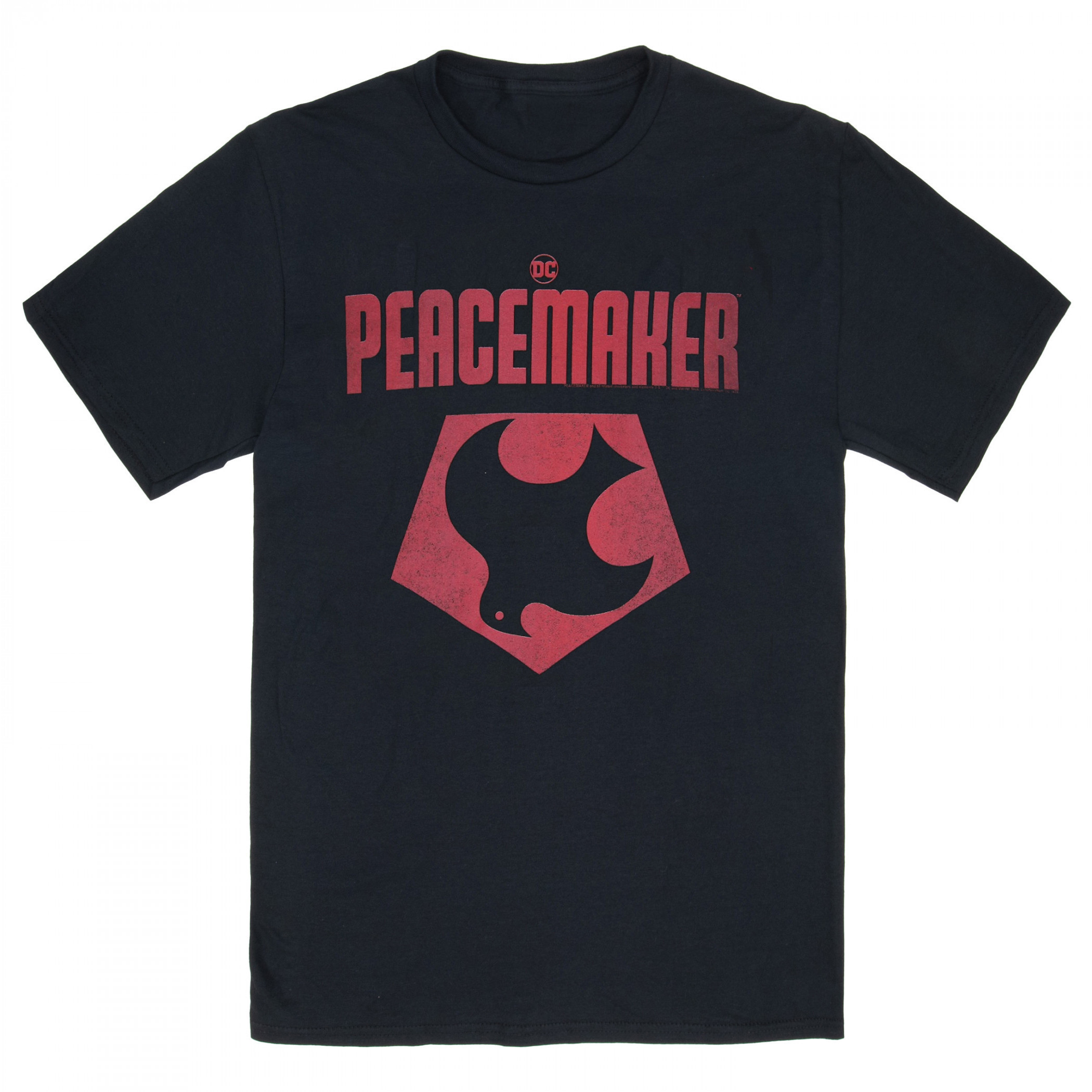 Peacemaker Logo Black Colorway T-Shirt, Black