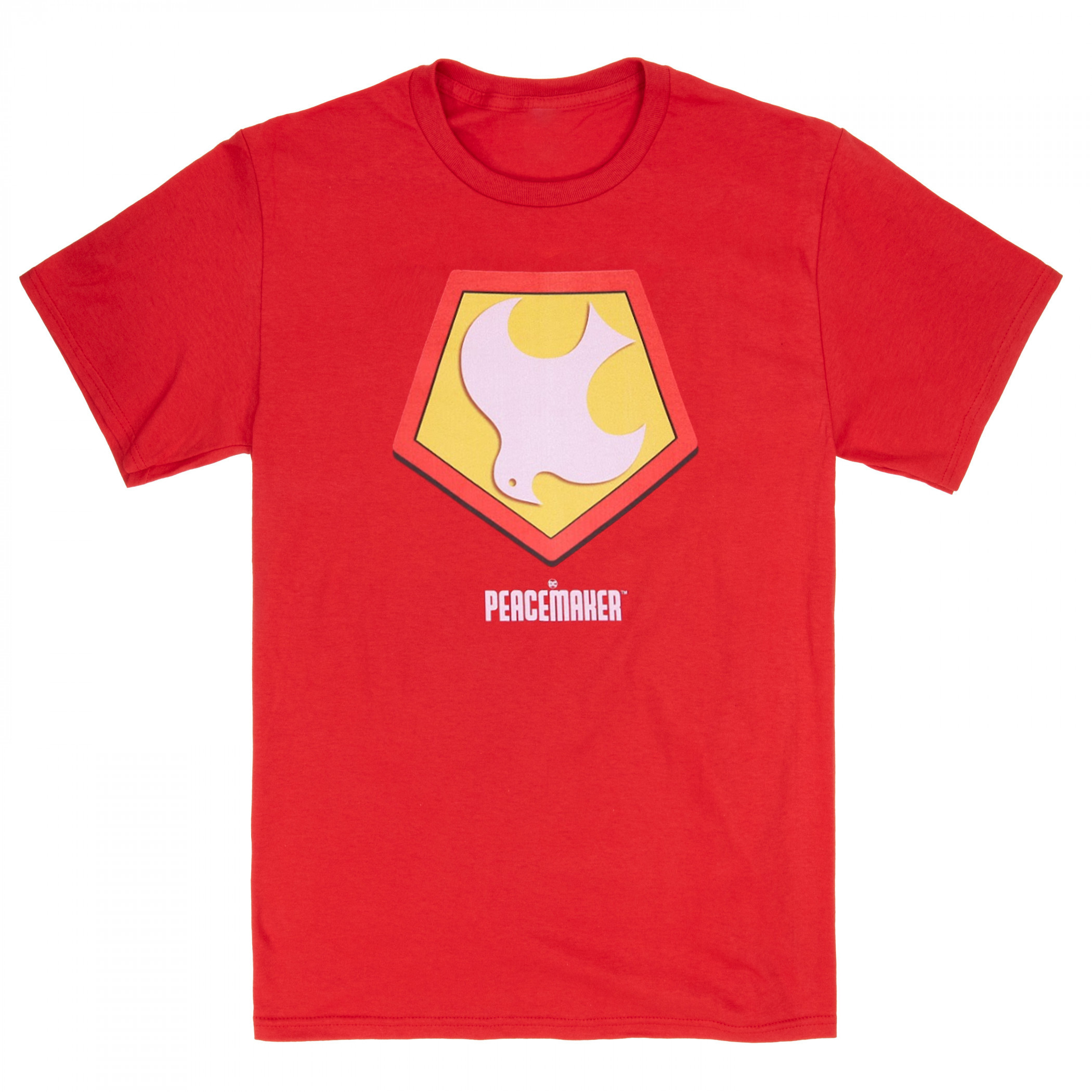 Peacemaker Logo Red Colorway T-Shirt, Red