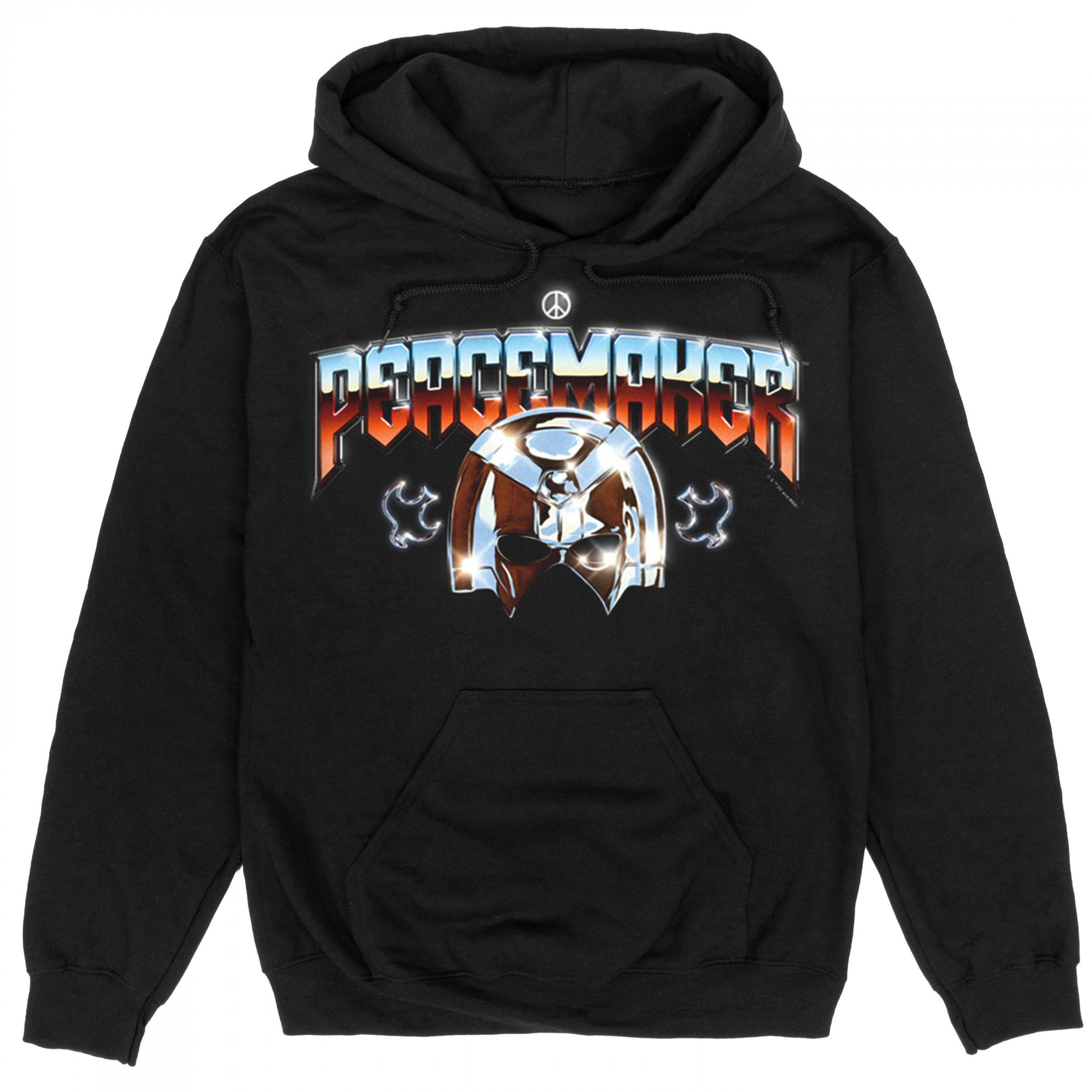 Peacemaker Helmet Logo Hoodie, Black