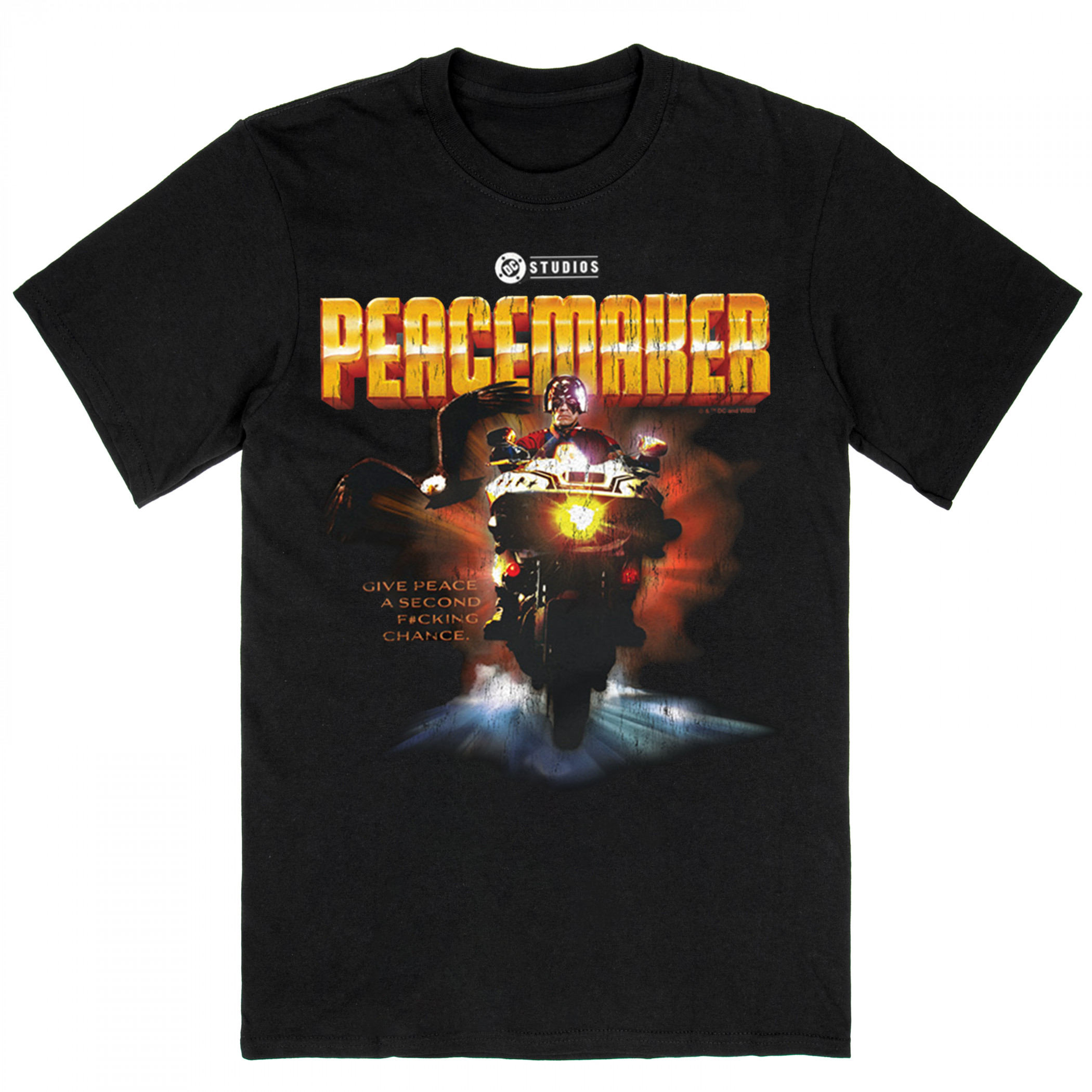 Peacemaker Give Peace A Second F#%king Chance T-Shirt, Black