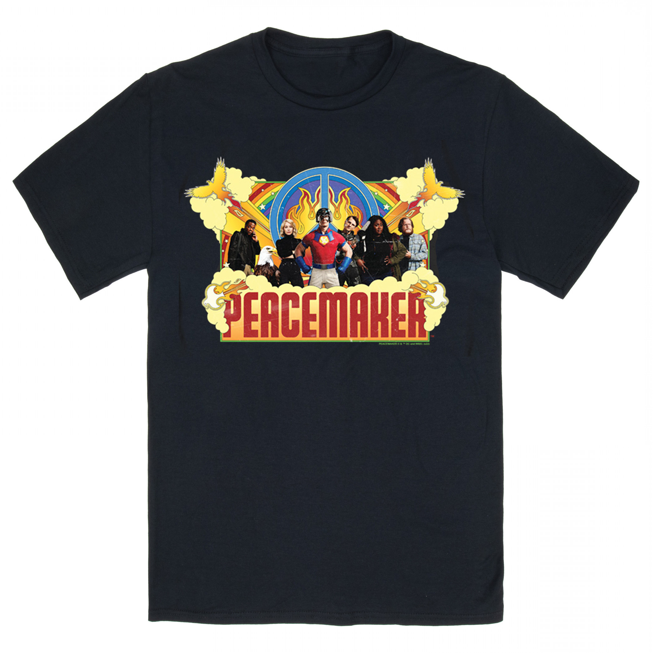 Peacemaker Explosive Cast T-Shirt, Black