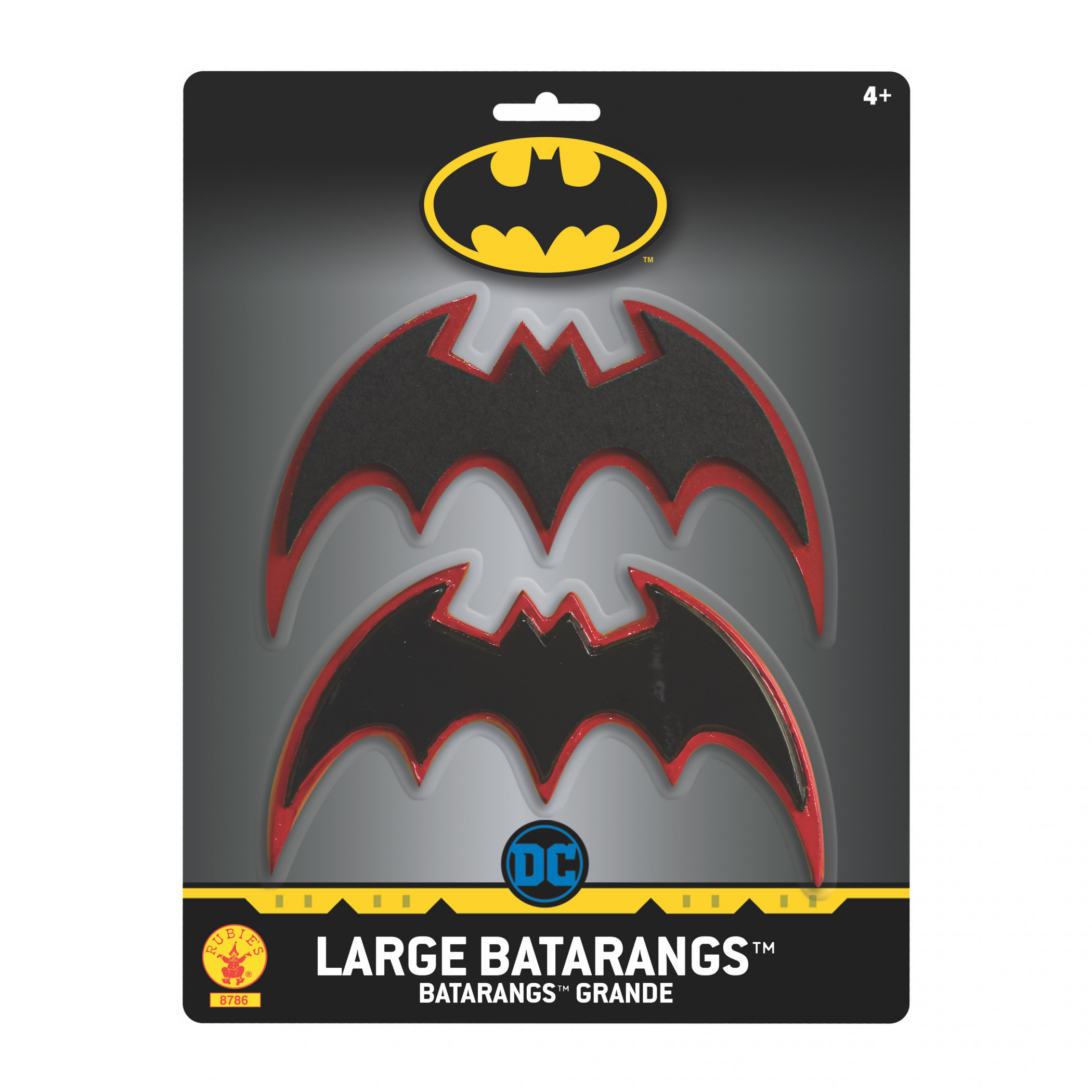 Batman Large Batarangs Costume Toy Accessory, Black