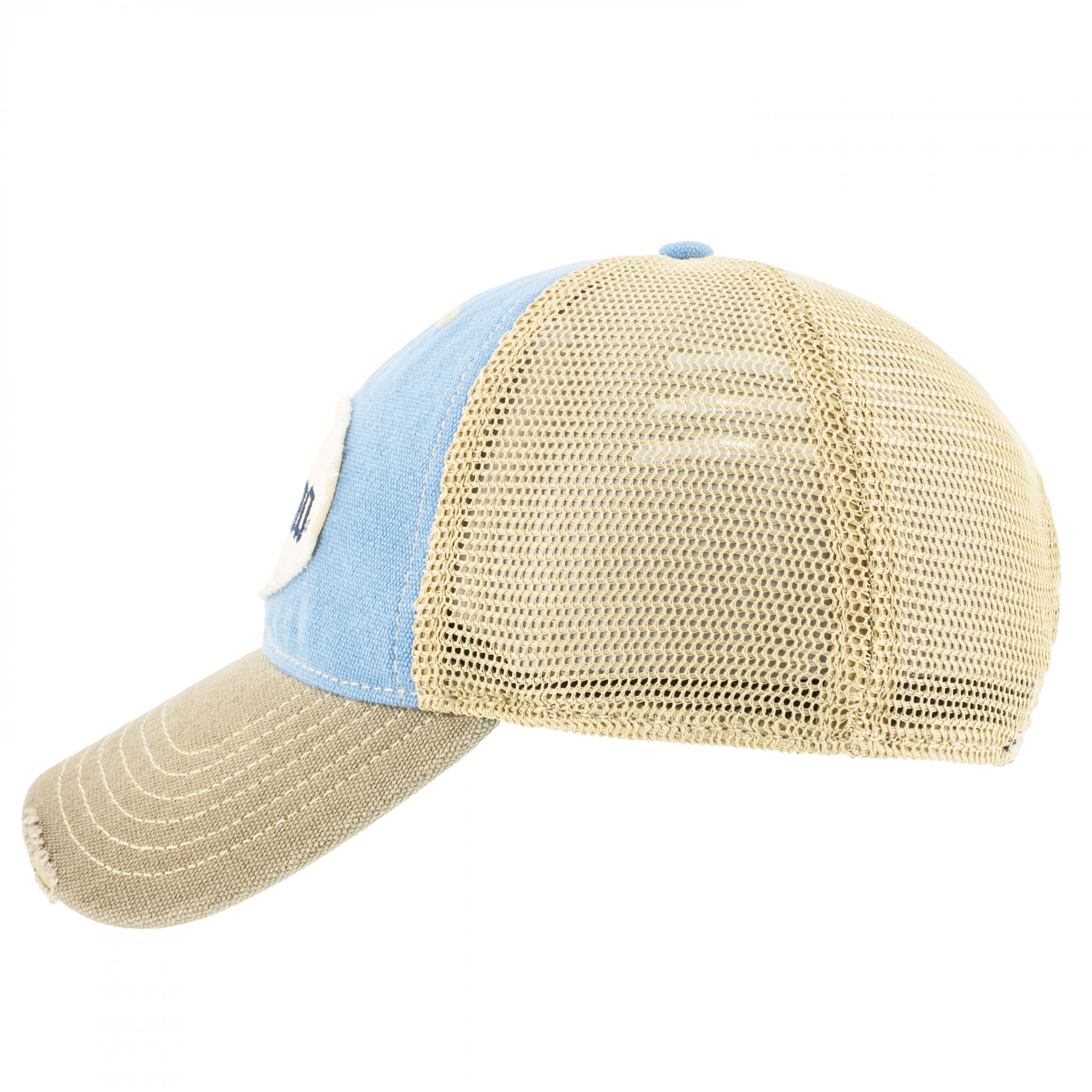 Corona Extra Distressed Patch Logo Snapback Hat with Mesh