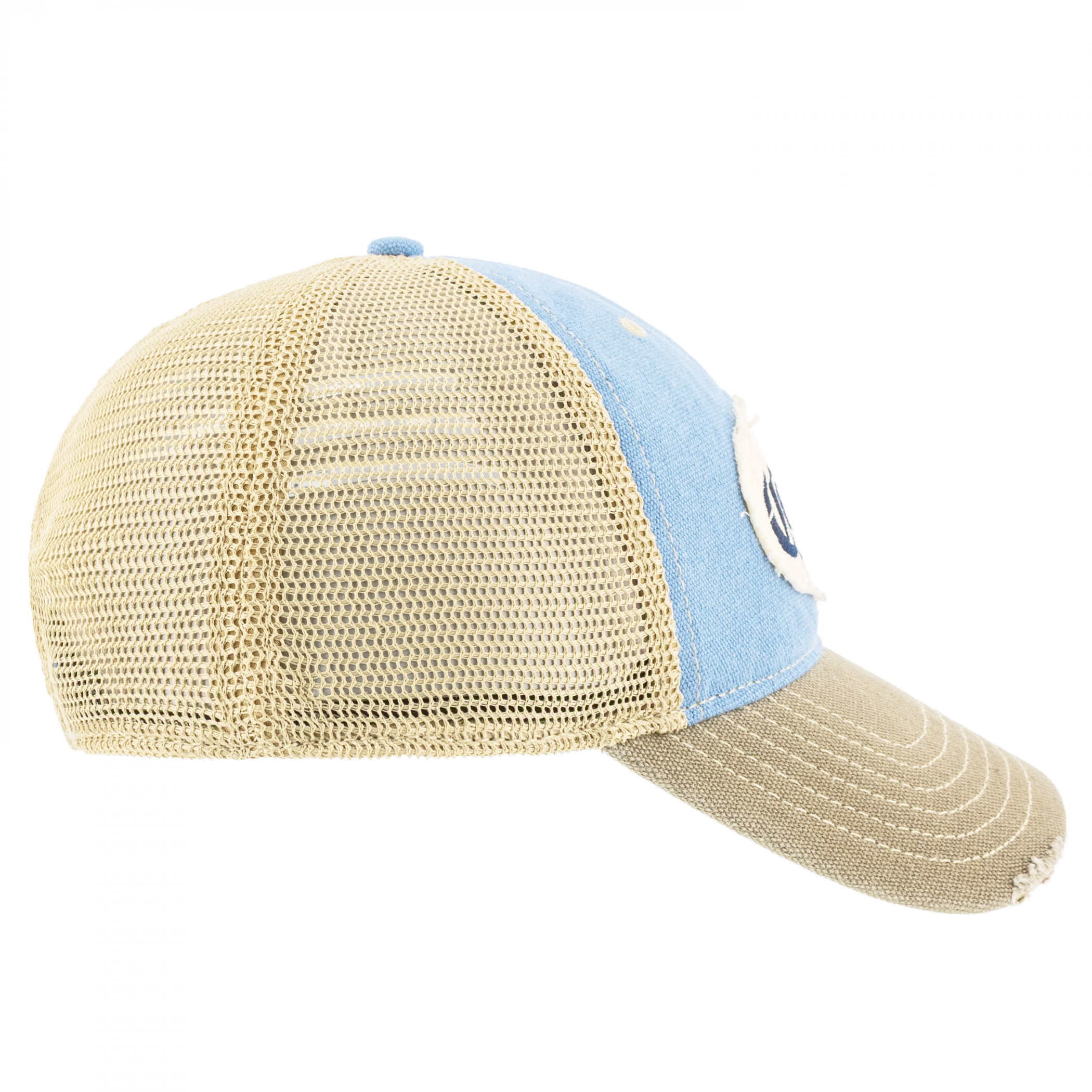 Corona Extra Distressed Patch Logo Snapback Hat with Mesh