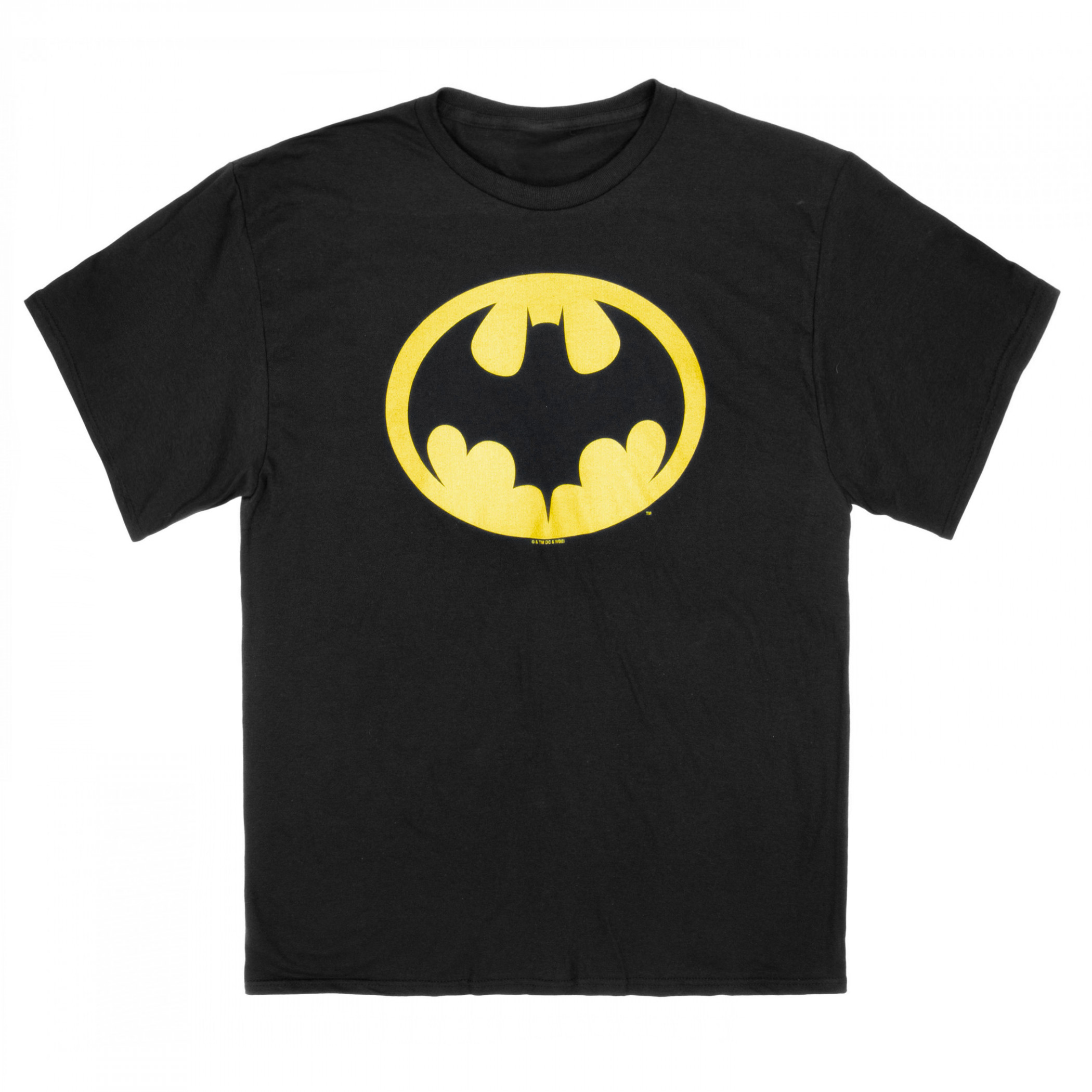 Batman Keaton 1989 Logo Youth T-Shirt, Black