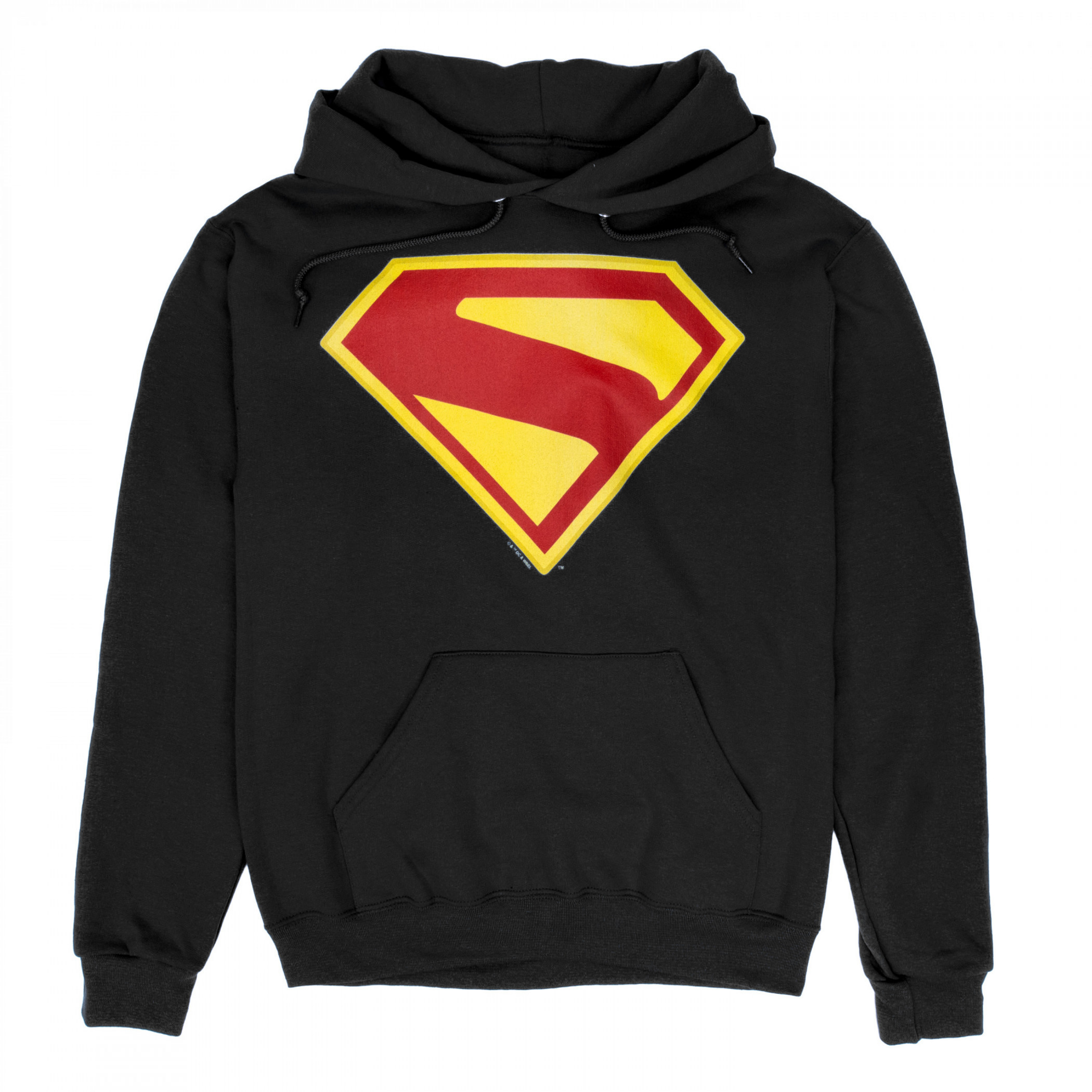 Superman James Gunn Logo Black Hoodie, Black