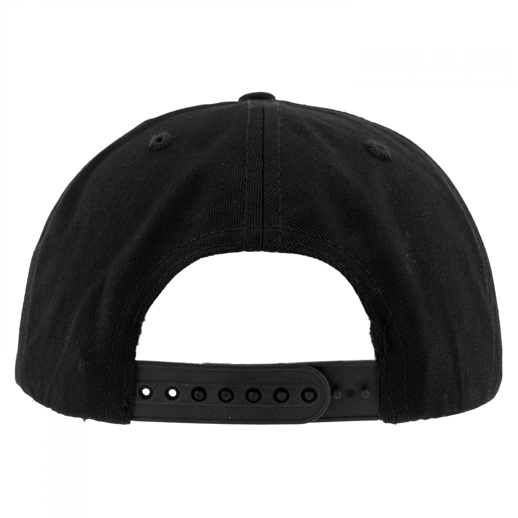 Wu-Tang Black on Black Embroidered Logo Snapback Hat