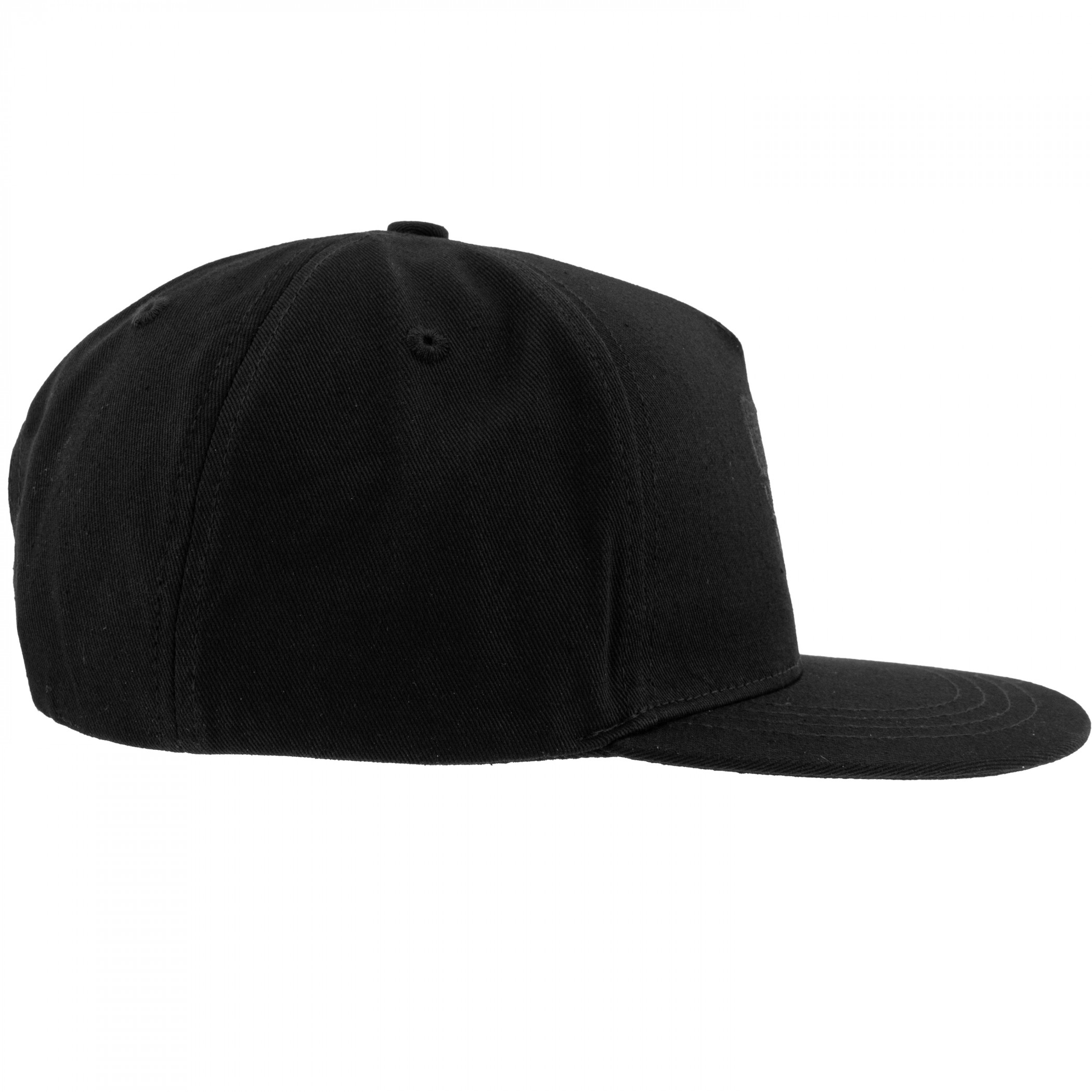 Wu-Tang Black on Black Embroidered Logo Snapback Hat