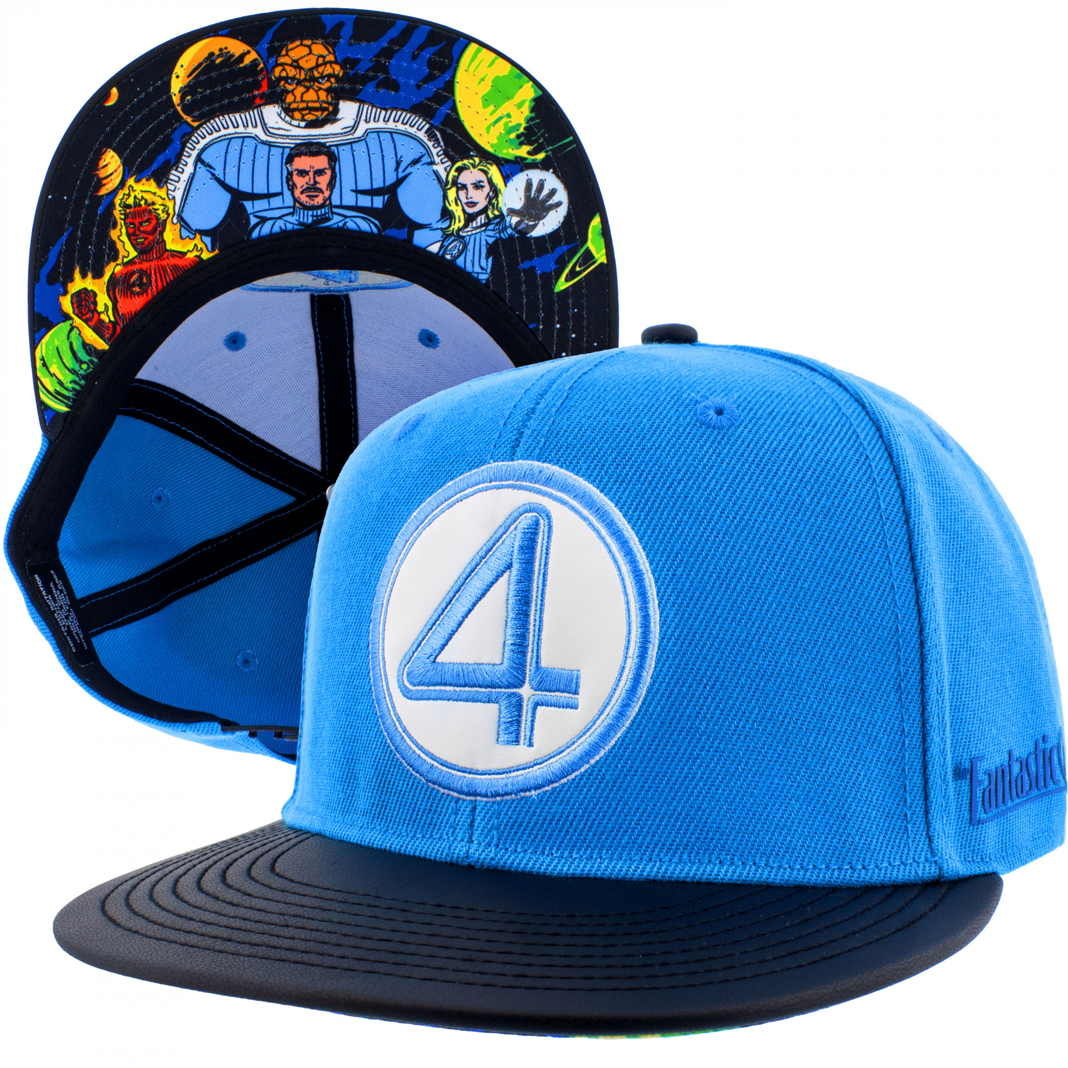Fantastic 4 Underbrim Art Adjustable Hat, Multi-Color