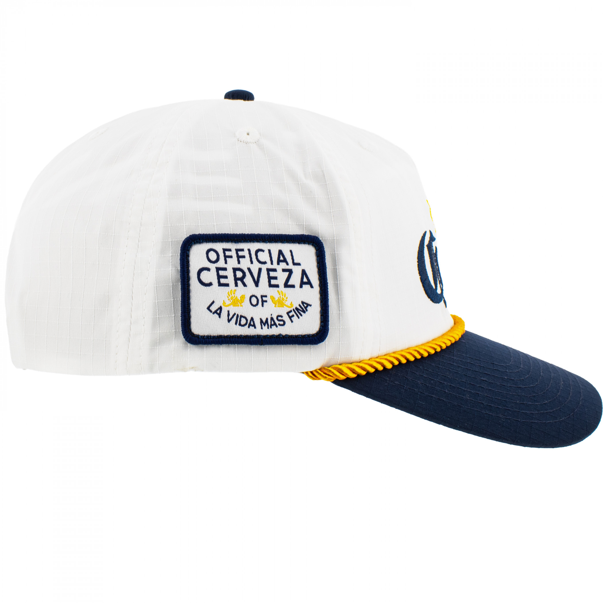 Corona Extra Logo Embroidered Patch Snapback Hat with Rope